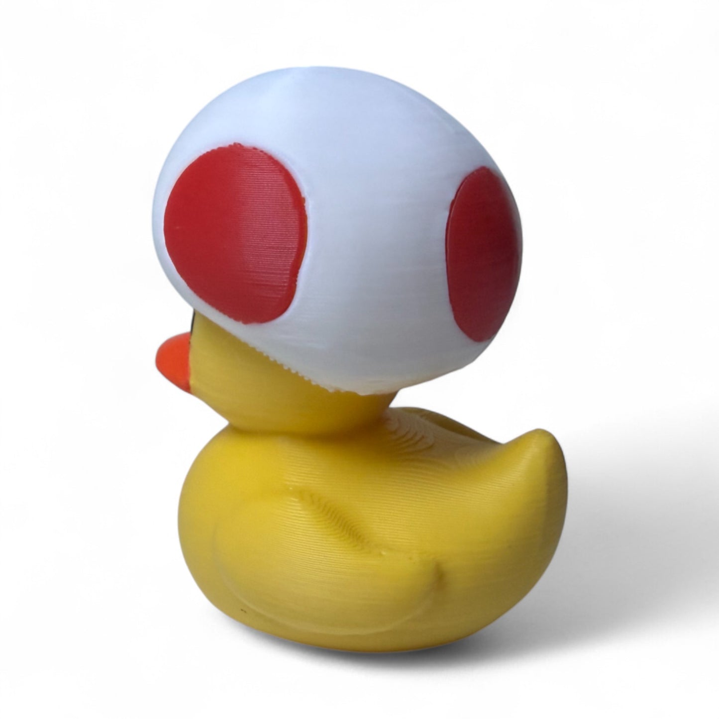 Mushroom Duck – Whimsical Red Cap Duck for Collectors & Off Road Lovers 3D-Printed Duck - Jeep Accessory - Rubber Duck - Great for ducking