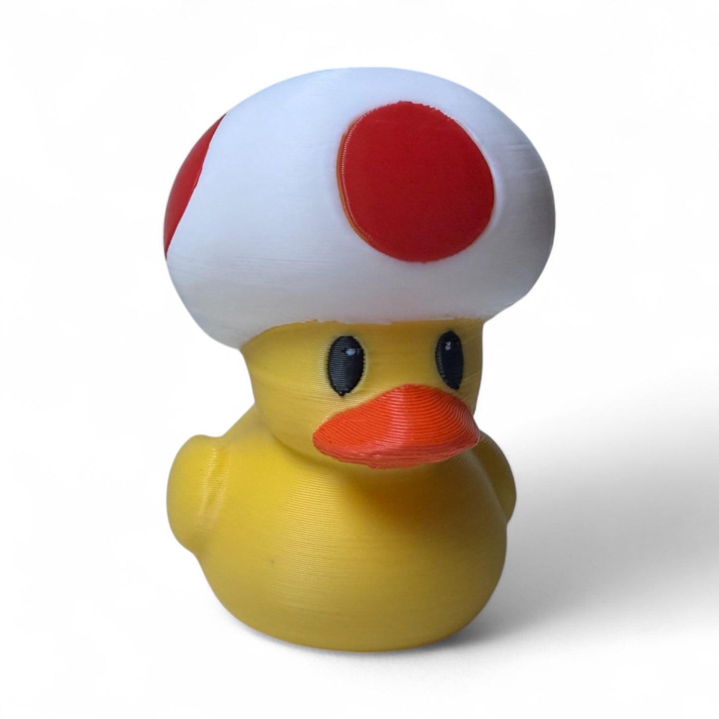 Mushroom Duck – Whimsical Red Cap Duck for Collectors & Off Road Lovers 3D-Printed Duck - Jeep Accessory - Rubber Duck - Great for ducking