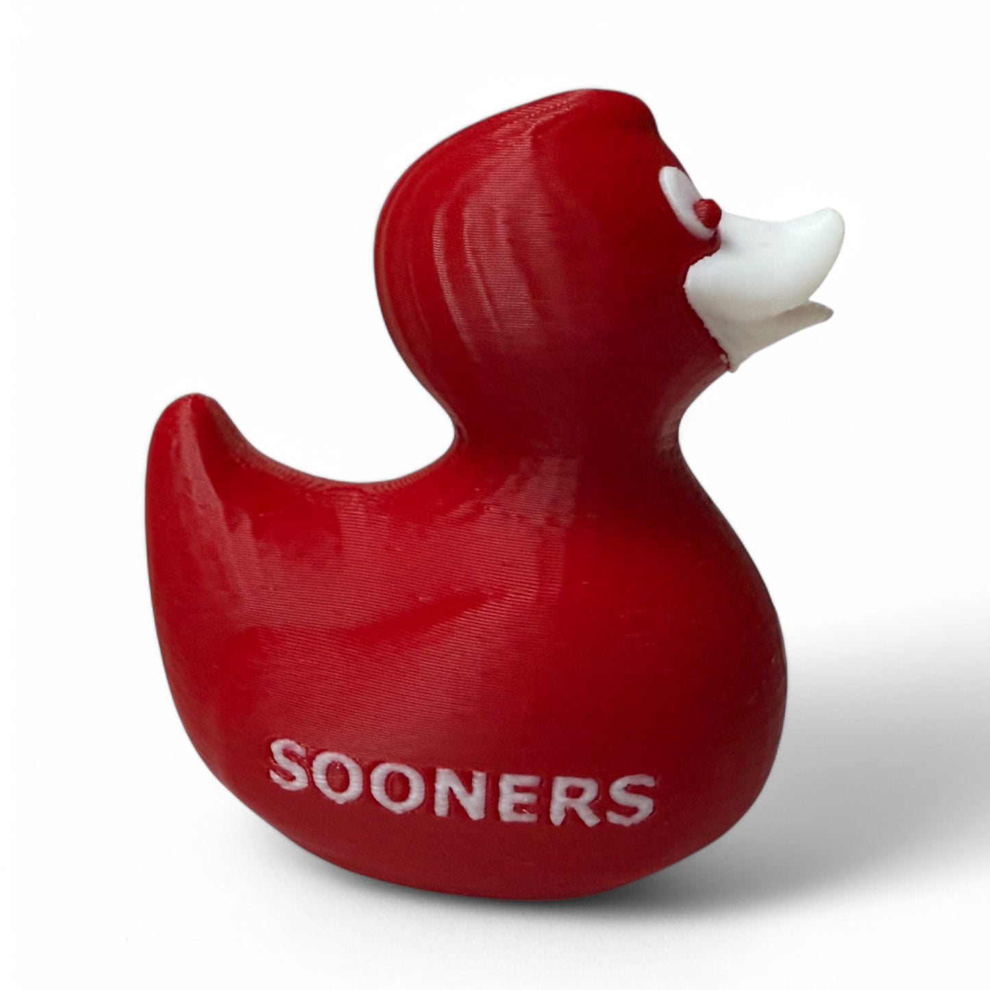Oklahoma Sooners Duck – Officially Licensed Team Spirit Duck 3D-Printed Duck - Jeep Accessory - Rubber Duck - Great for ducking