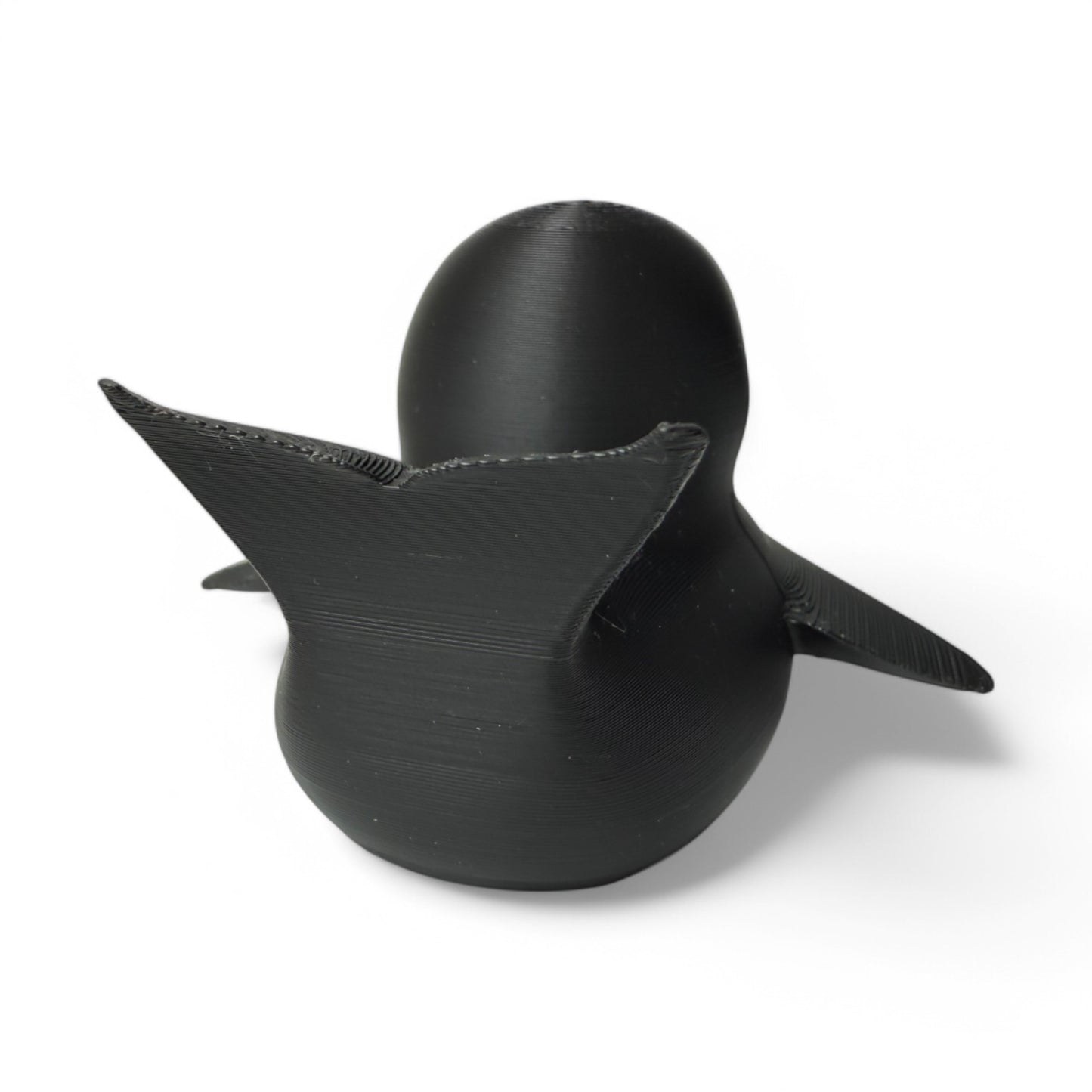 Orca Duck – 3D-Printed Black & White Duck Collectible with Ocean-Inspired Killer Whale Style 3D-Printed Duck - Jeep Accessory - Rubber Duck - Great for ducking