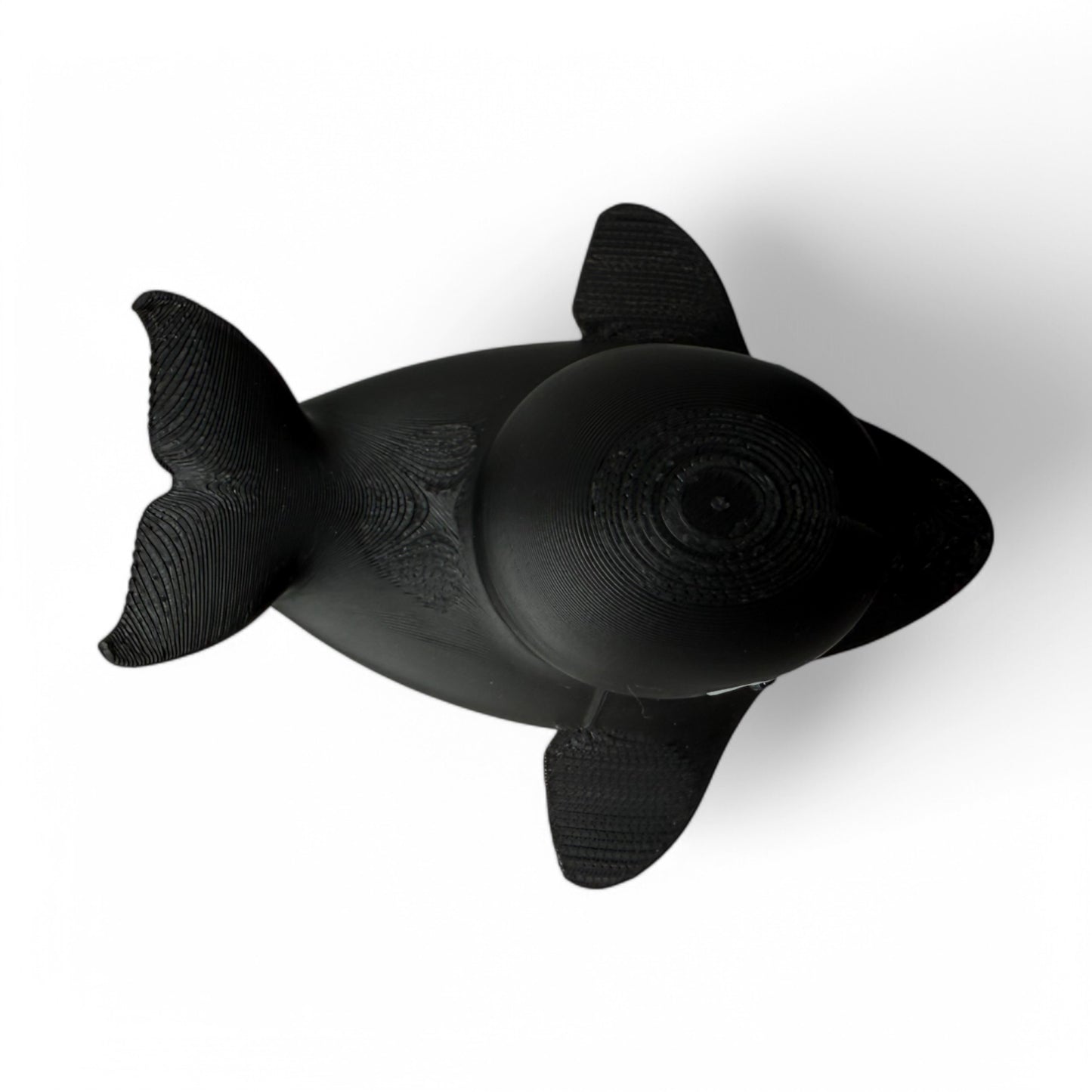 Orca Duck – 3D-Printed Black & White Duck Collectible with Ocean-Inspired Killer Whale Style 3D-Printed Duck - Jeep Accessory - Rubber Duck - Great for ducking