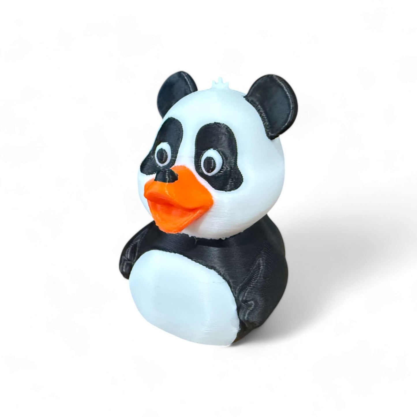 Panda Bear Duck 3D-Printed Duck - Jeep Accessory - Rubber Duck - Great for ducking