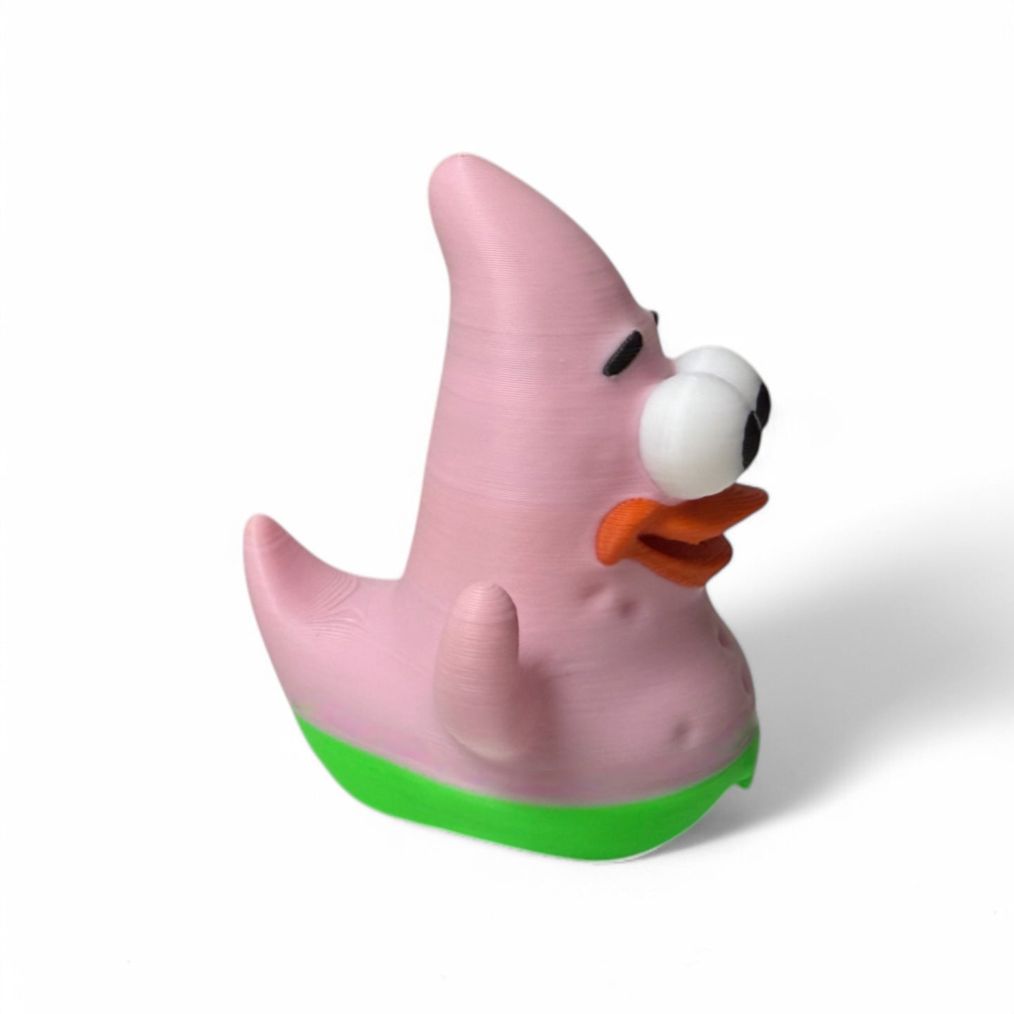 Patrick Star Duck – Goofy Underwater Duck Collectible 3D-Printed Duck - Jeep Accessory - Rubber Duck - Great for ducking