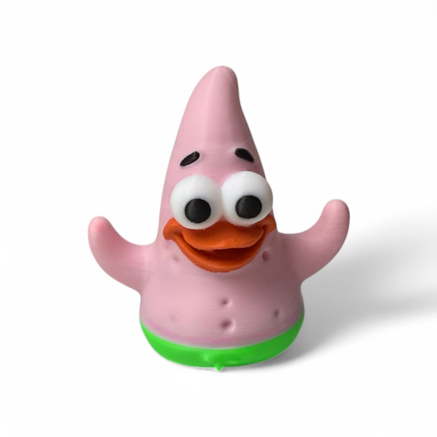 Patrick Star Duck – Goofy Underwater Duck Collectible 3D-Printed Duck - Jeep Accessory - Rubber Duck - Great for ducking
