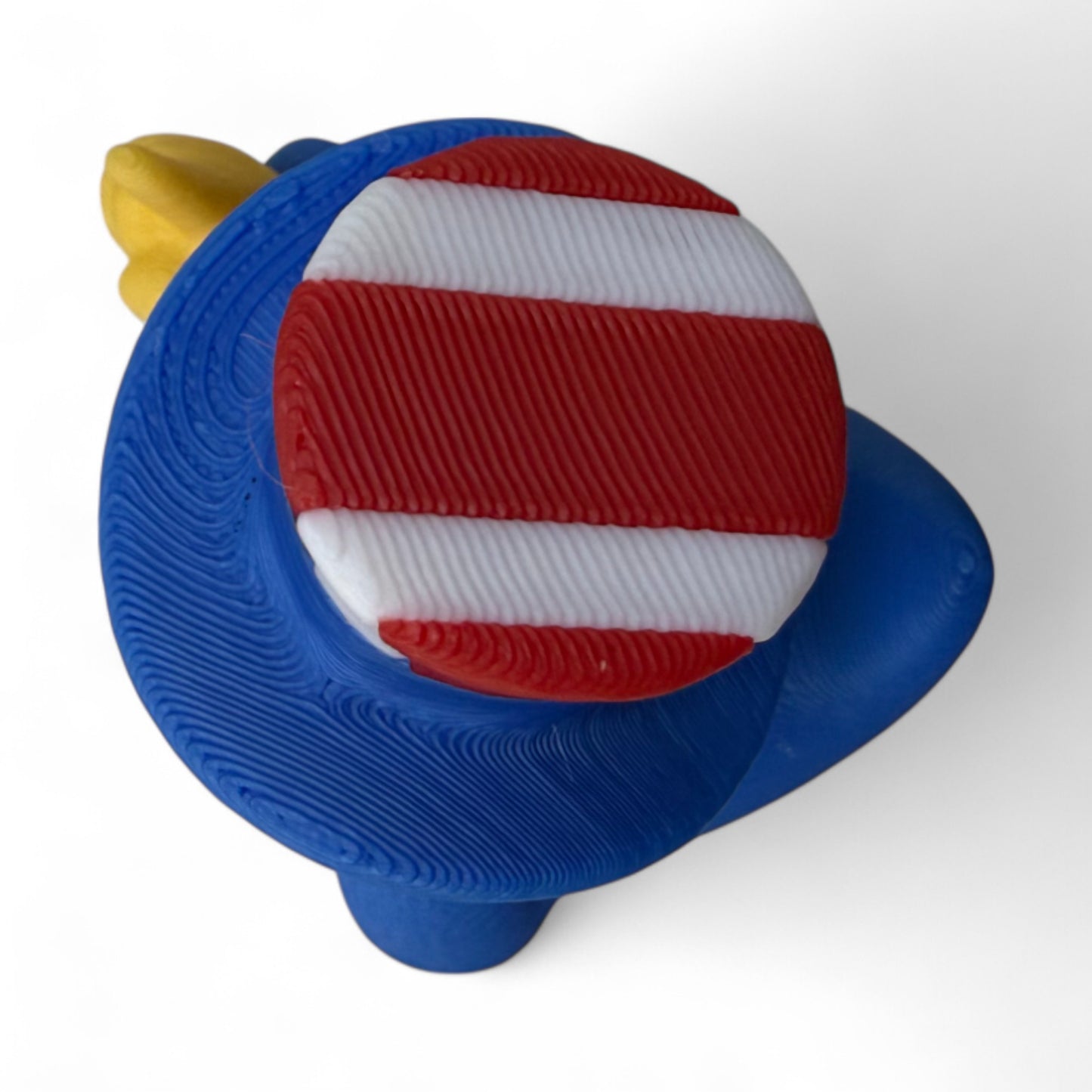 Patriotic Duck – 3D-Printed Americana Duck with Stars, Stripes & a Proud Pose 3D-Printed Duck - Jeep Accessory - Rubber Duck - Great for ducking