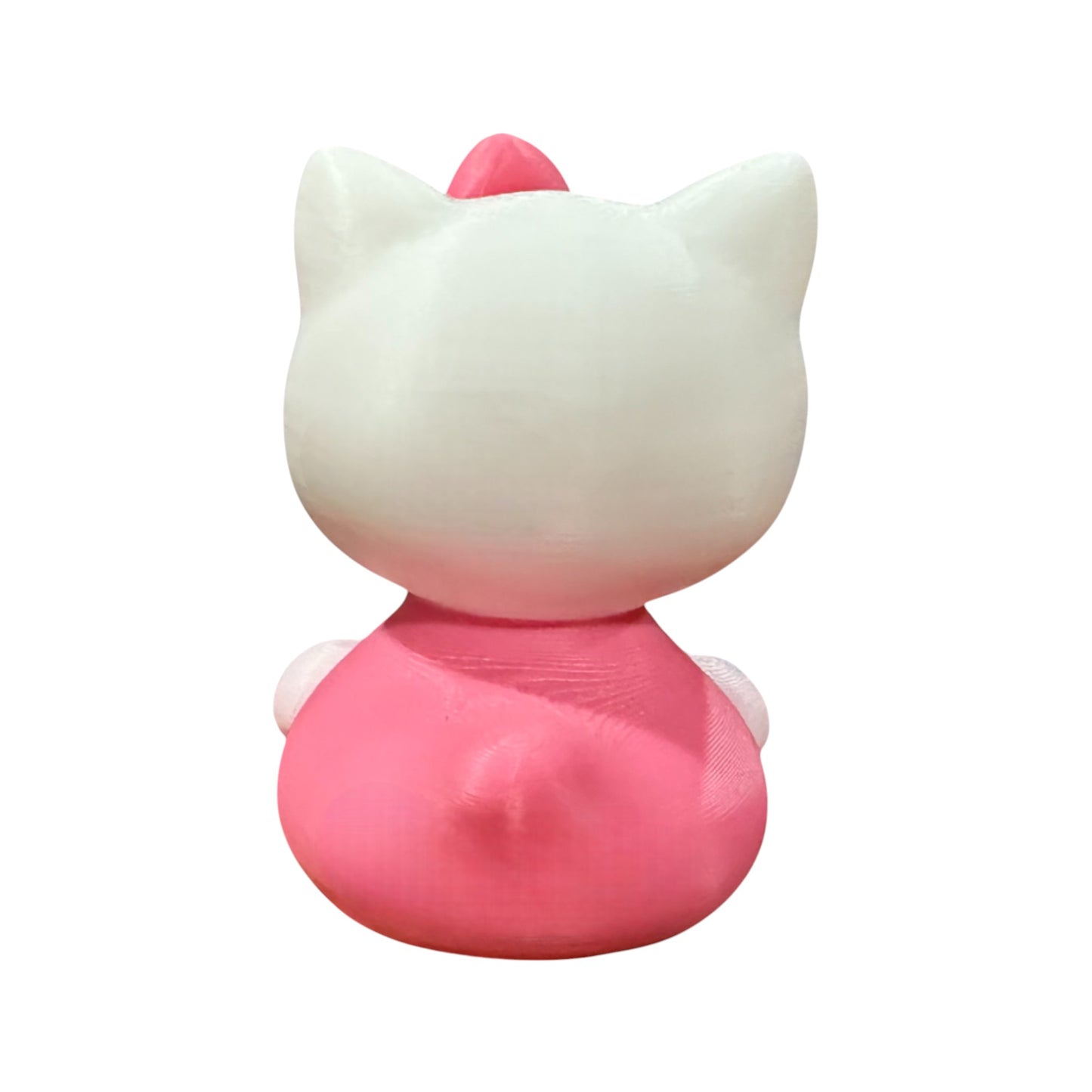 Pink Kitty with Bow Duck – 3D-Printed Duck with Pastel Charm & Kawaii Flair 3D-Printed Duck - Jeep Accessory - Rubber Duck - Great for ducking