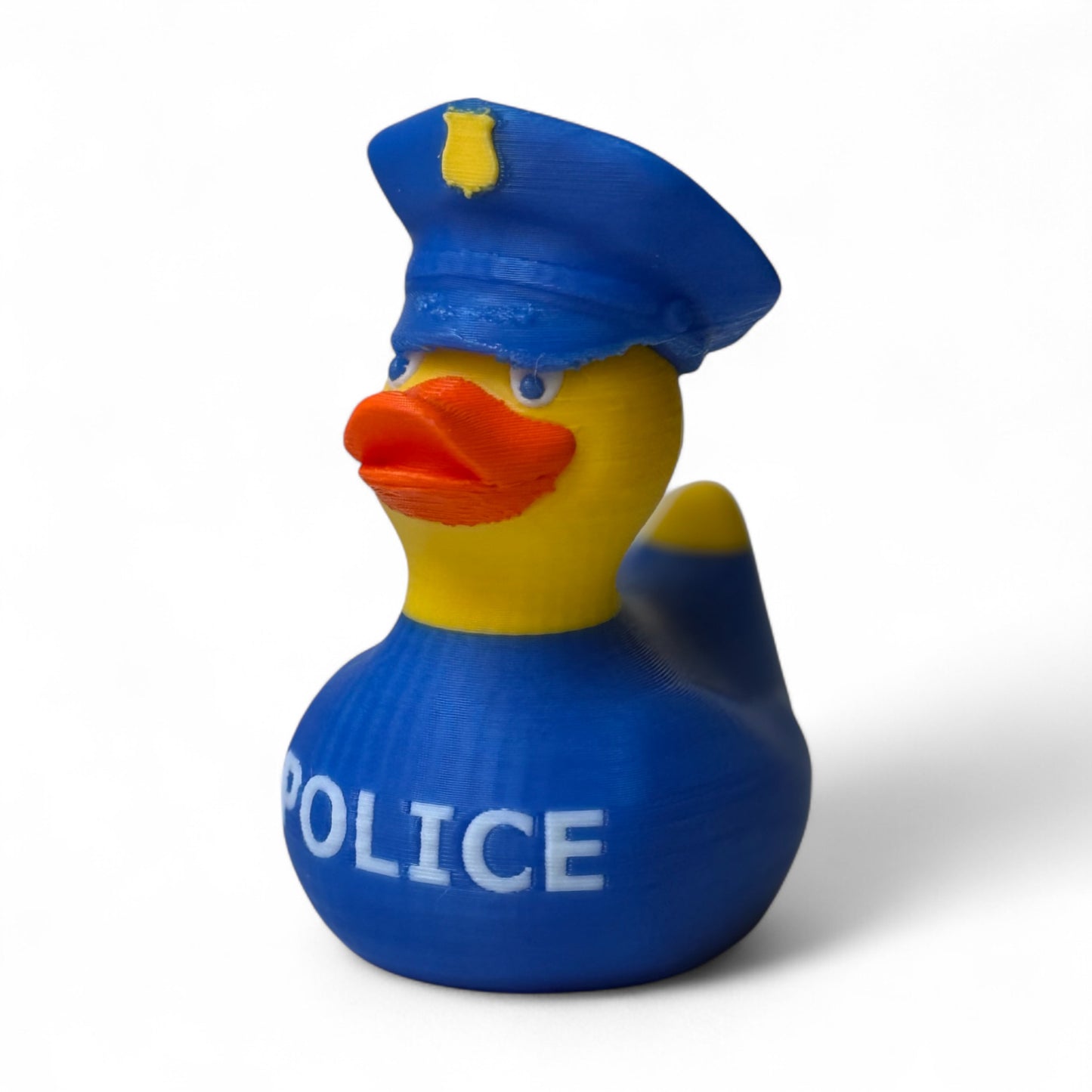 Police Duck – 3D-Printed Officer Duck with Hat, Badge & Patrol Detail for Vehicle Dashboard 3D-Printed Duck - Jeep Accessory - Rubber Duck - Great for ducking
