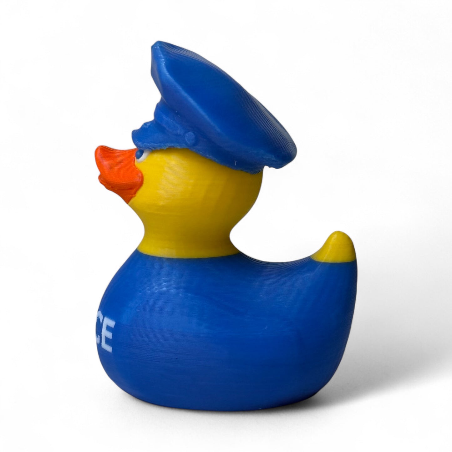 Police Duck – 3D-Printed Officer Duck with Hat, Badge & Patrol Detail for Vehicle Dashboard 3D-Printed Duck - Jeep Accessory - Rubber Duck - Great for ducking