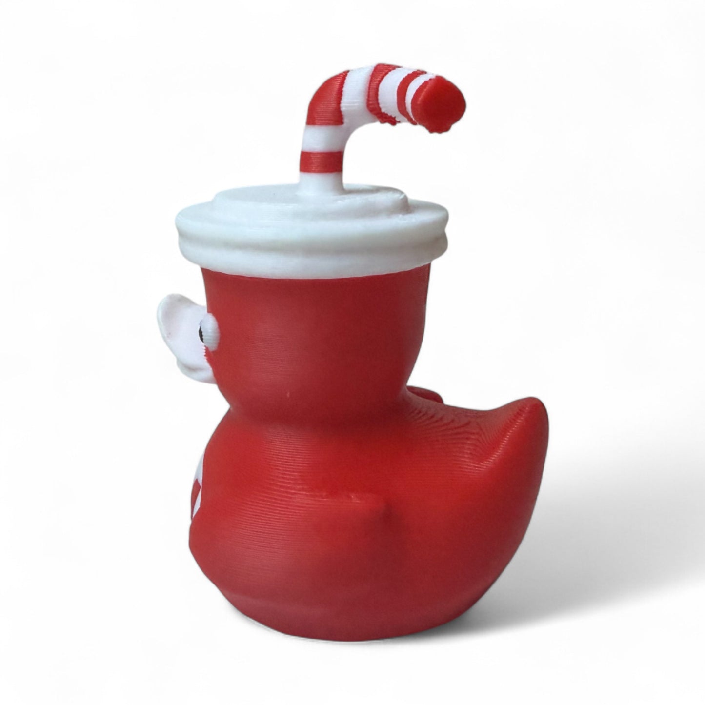 Popcorn and Soda Duck Set – 3D-Printed Snack Duo with Movie Theater Vibes 3D-Printed Duck - Jeep Accessory - Rubber Duck - Great for ducking