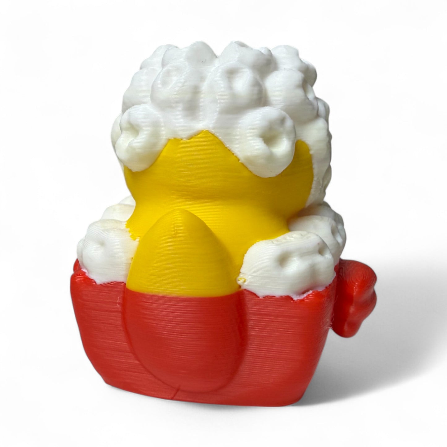 Popcorn and Soda Duck Set – 3D-Printed Snack Duo with Movie Theater Vibes 3D-Printed Duck - Jeep Accessory - Rubber Duck - Great for ducking