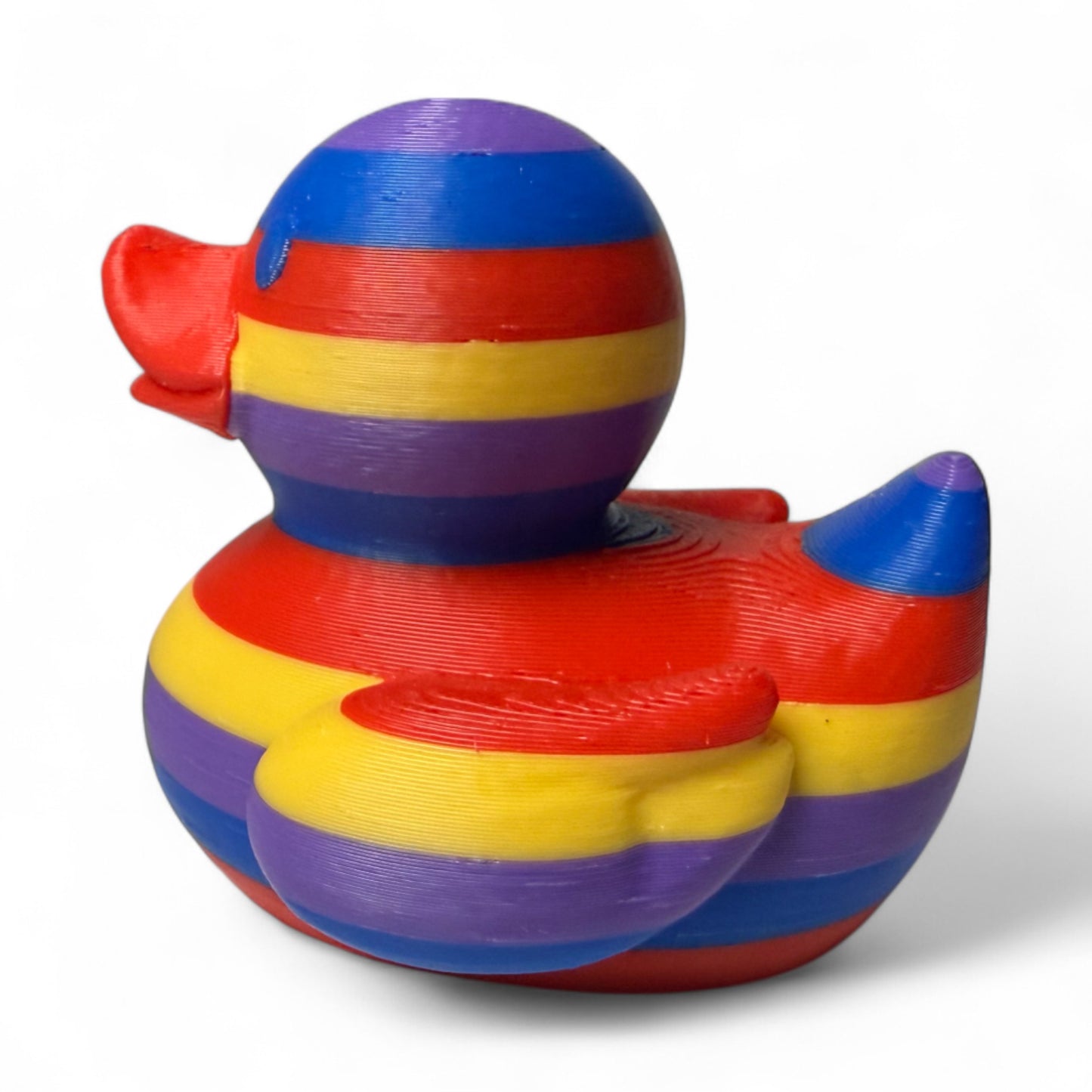 Pride Rainbow Duck – Colorful 3D Duck for Jeep Dash and LGBTQ+ Celebration 3D-Printed Duck - Jeep Accessory - Rubber Duck - Great for ducking