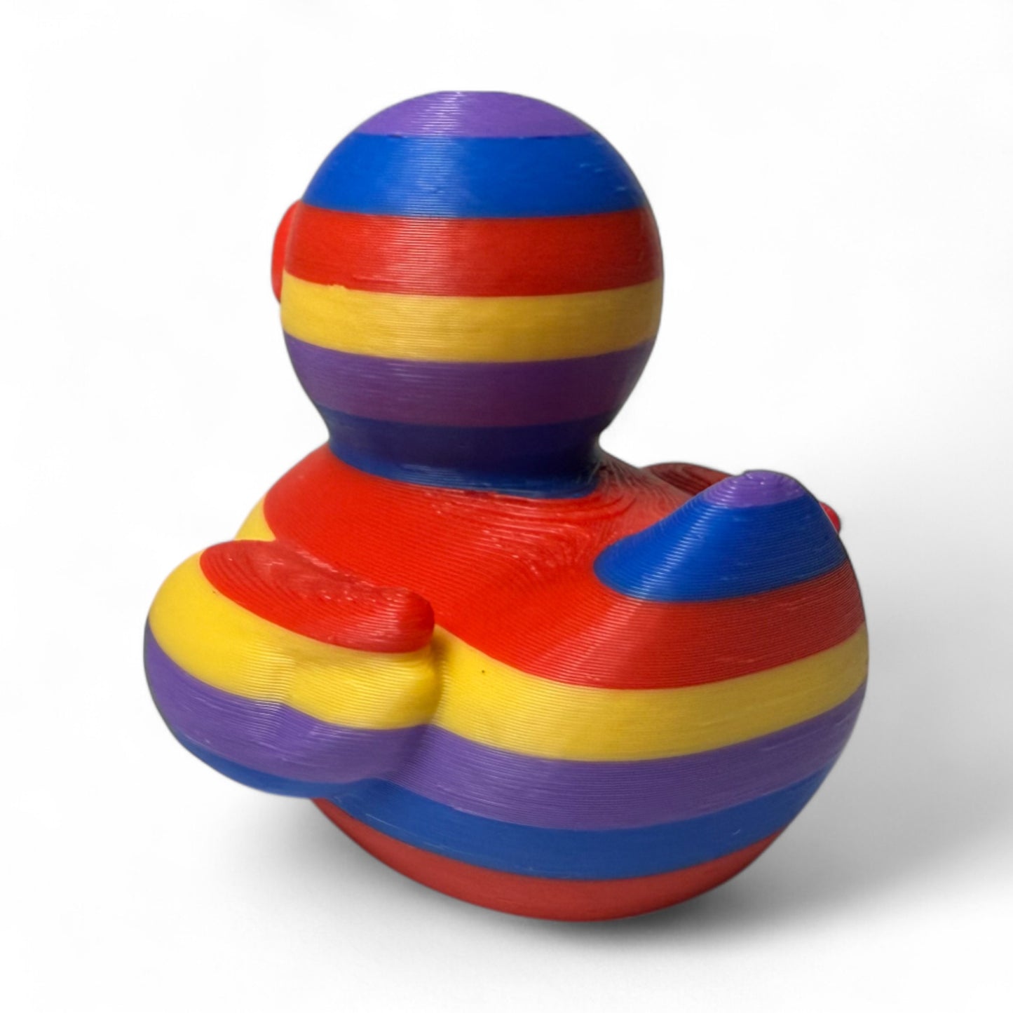 Pride Rainbow Duck – Colorful 3D Duck for Jeep Dash and LGBTQ+ Celebration 3D-Printed Duck - Jeep Accessory - Rubber Duck - Great for ducking