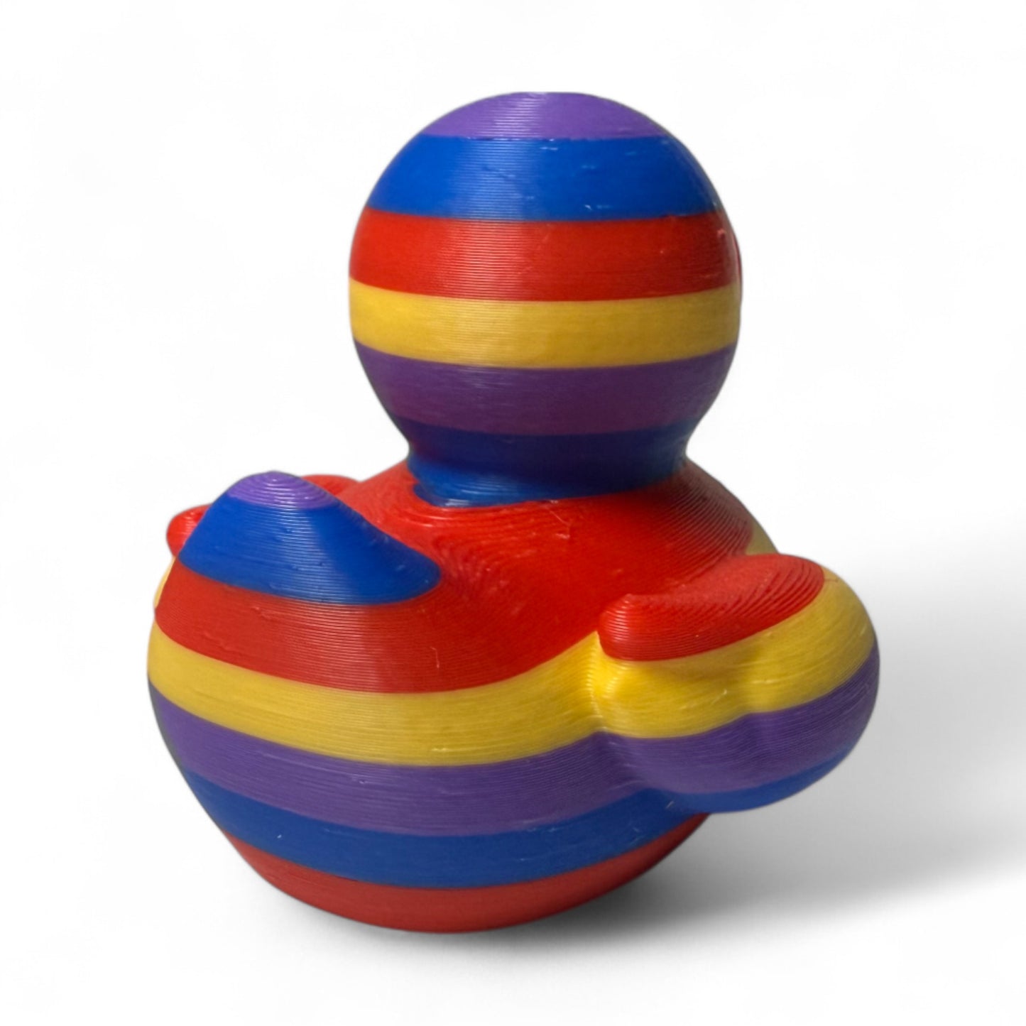 Pride Rainbow Duck – Colorful 3D Duck for Jeep Dash and LGBTQ+ Celebration 3D-Printed Duck - Jeep Accessory - Rubber Duck - Great for ducking