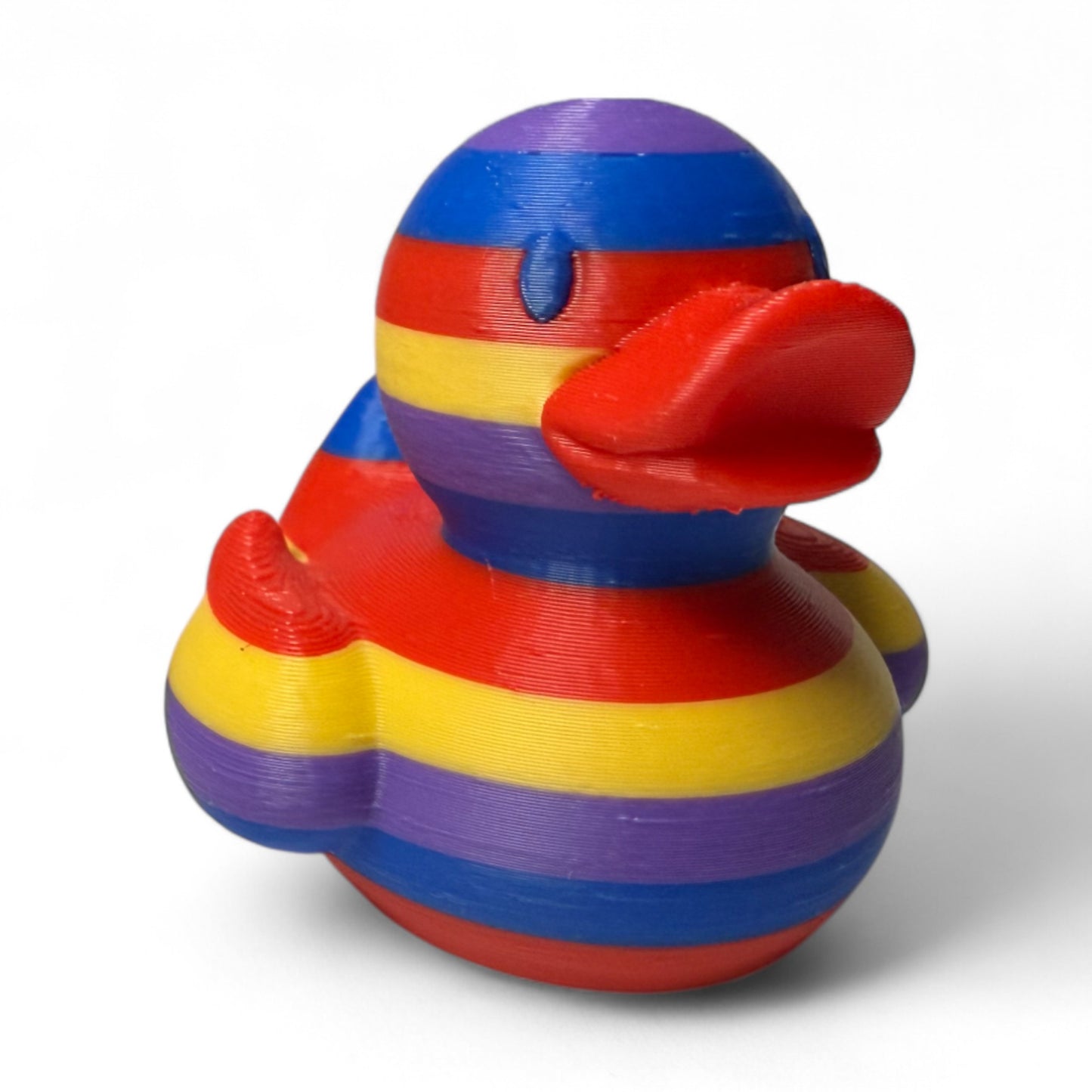 Pride Rainbow Duck – Colorful 3D Duck for Jeep Dash and LGBTQ+ Celebration 3D-Printed Duck - Jeep Accessory - Rubber Duck - Great for ducking
