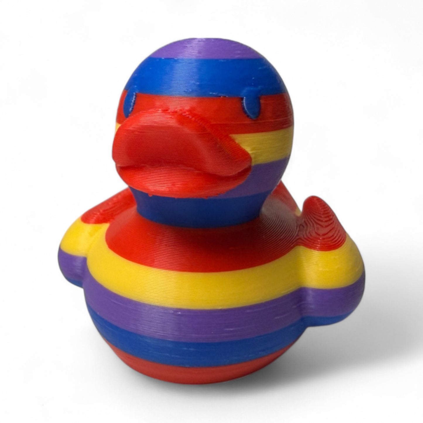 Pride Rainbow Duck – Colorful 3D Duck for Jeep Dash and LGBTQ+ Celebration 3D-Printed Duck - Jeep Accessory - Rubber Duck - Great for ducking