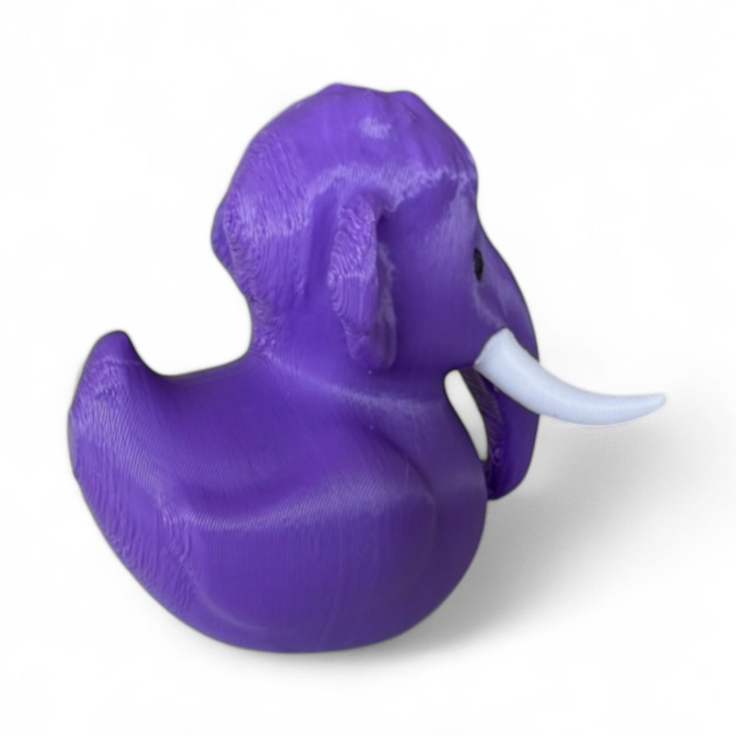 Purple Wooly Mammoth Duck – Prehistoric Quack with a Bold Twist | Erie History 3D-Printed Duck - Jeep Accessory - Rubber Duck - Great for ducking