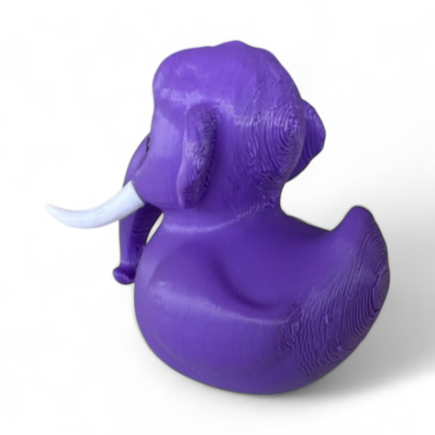 Purple Wooly Mammoth Duck – Prehistoric Quack with a Bold Twist | Erie History 3D-Printed Duck - Jeep Accessory - Rubber Duck - Great for ducking