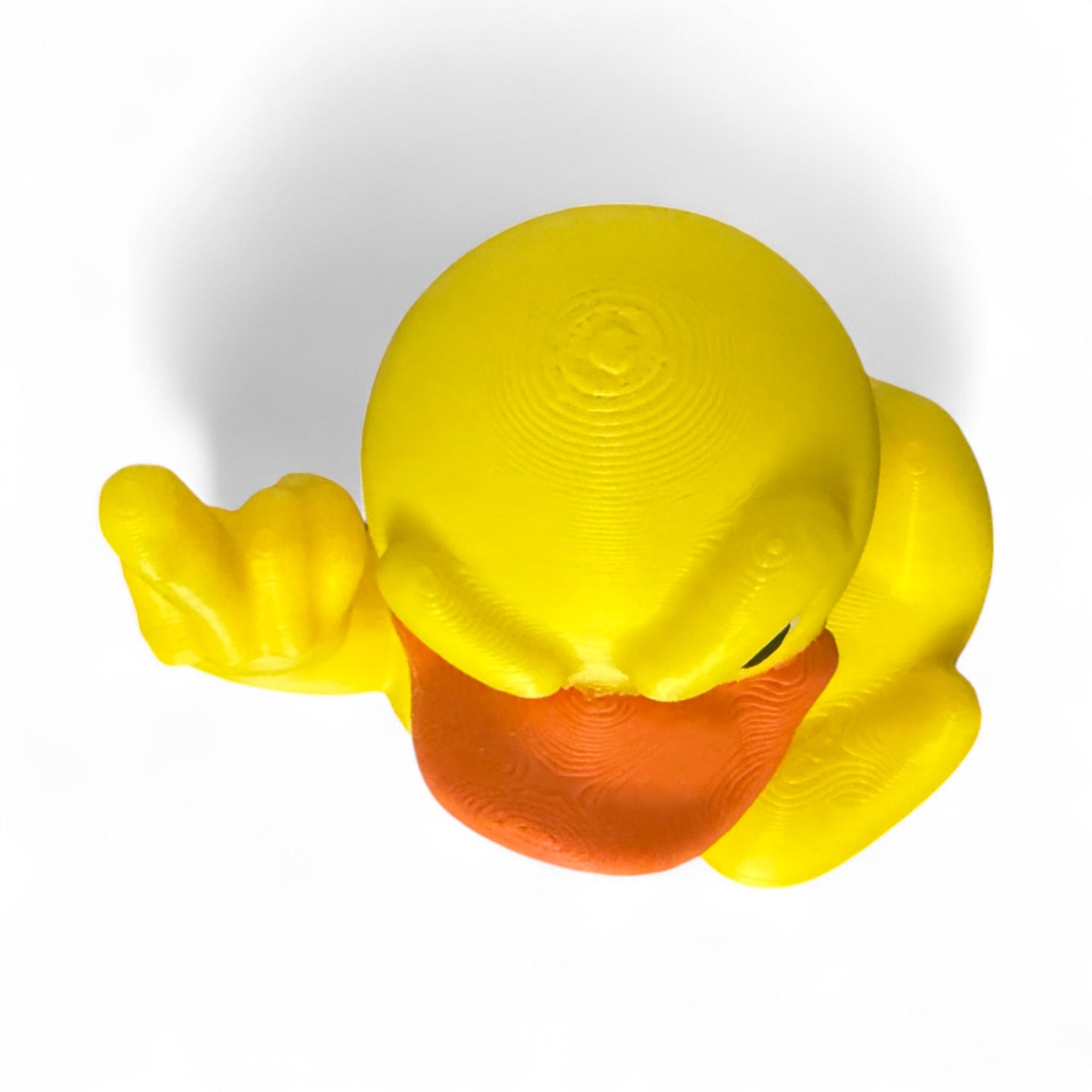 Quack Off Duck – 3D-Printed Duck with Sass, Attitude & “Talk to the Feather” Vibe 3D-Printed Duck - Jeep Accessory - Rubber Duck - Great for ducking
