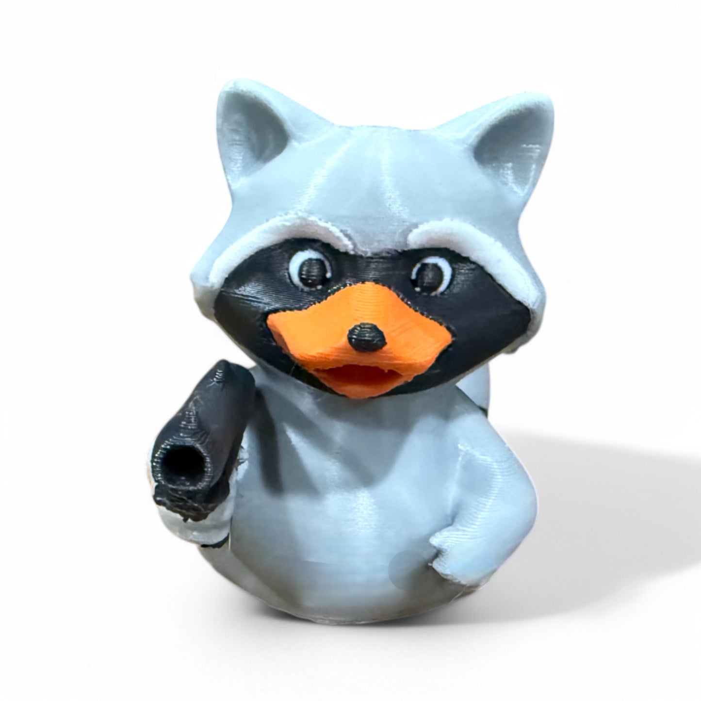 Rocket Raccoon Duck – Galactic Guardian 3D-Printed Duck - Jeep Accessory - Rubber Duck - Great for ducking