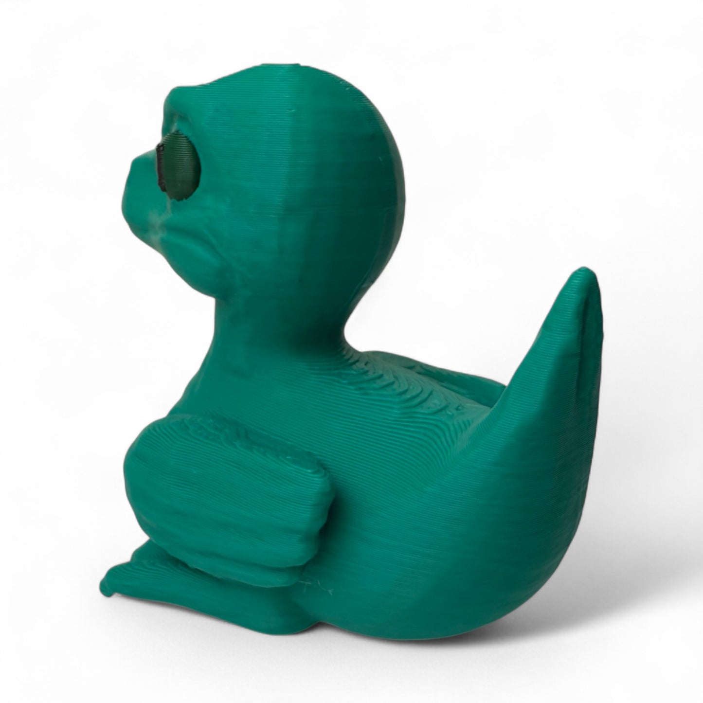 Roger the Raptor Duck – 3D-Printed Dinosaur Duck with Claws, Speed & Jurassic Swagger 3D-Printed Duck - Jeep Accessory - Rubber Duck - Great for ducking