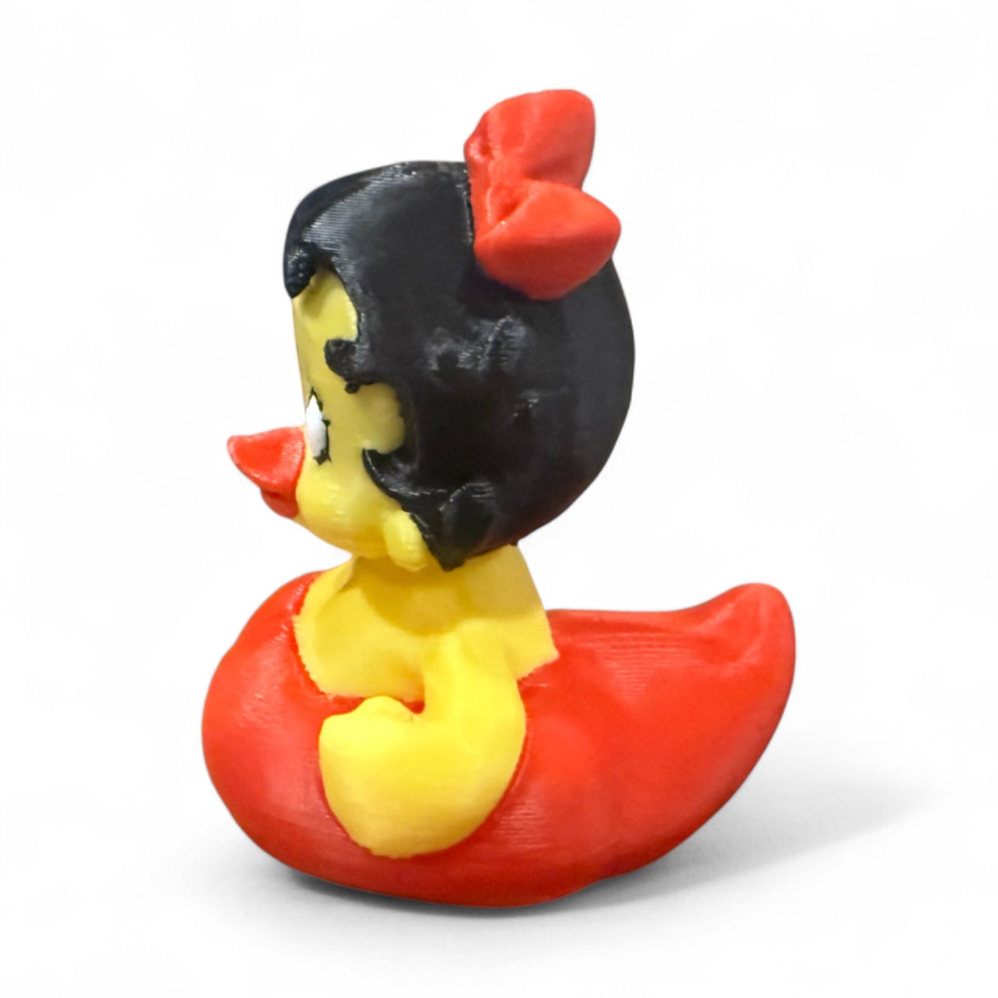 Ruby Quacklin – Glamorous Red Duck Inspired by Vintage Cartoon Icons 3D-Printed Duck - Jeep Accessory - Rubber Duck - Great for ducking