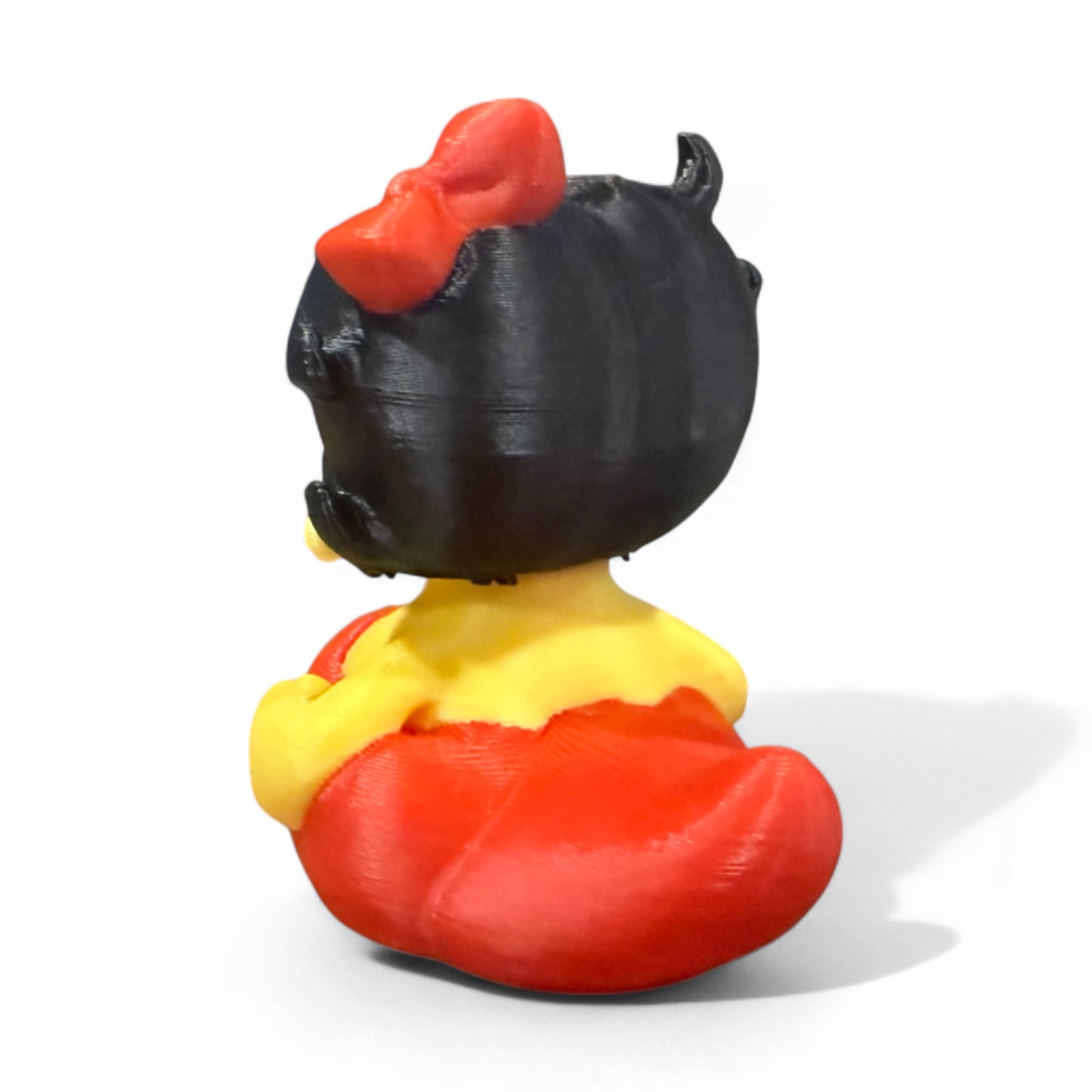 Ruby Quacklin – Glamorous Red Duck Inspired by Vintage Cartoon Icons 3D-Printed Duck - Jeep Accessory - Rubber Duck - Great for ducking