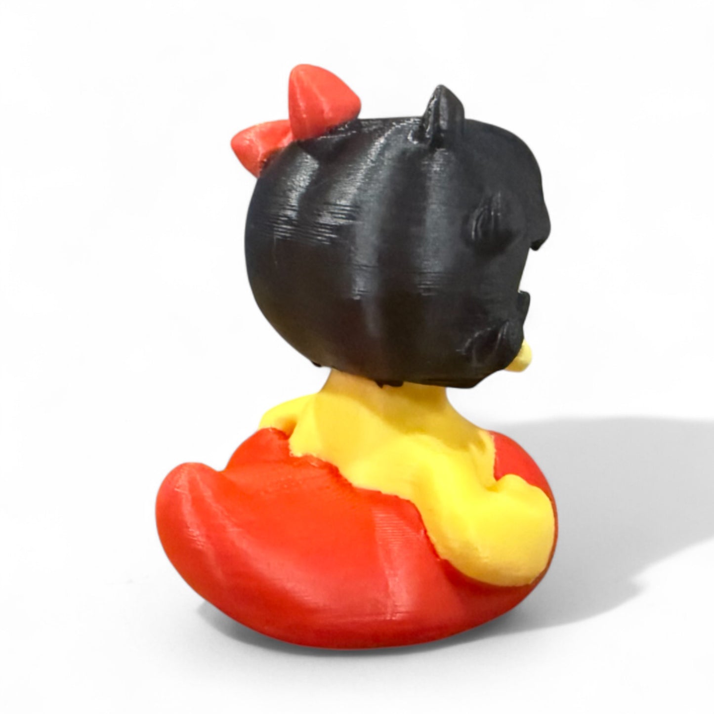 Ruby Quacklin – Glamorous Red Duck Inspired by Vintage Cartoon Icons 3D-Printed Duck - Jeep Accessory - Rubber Duck - Great for ducking
