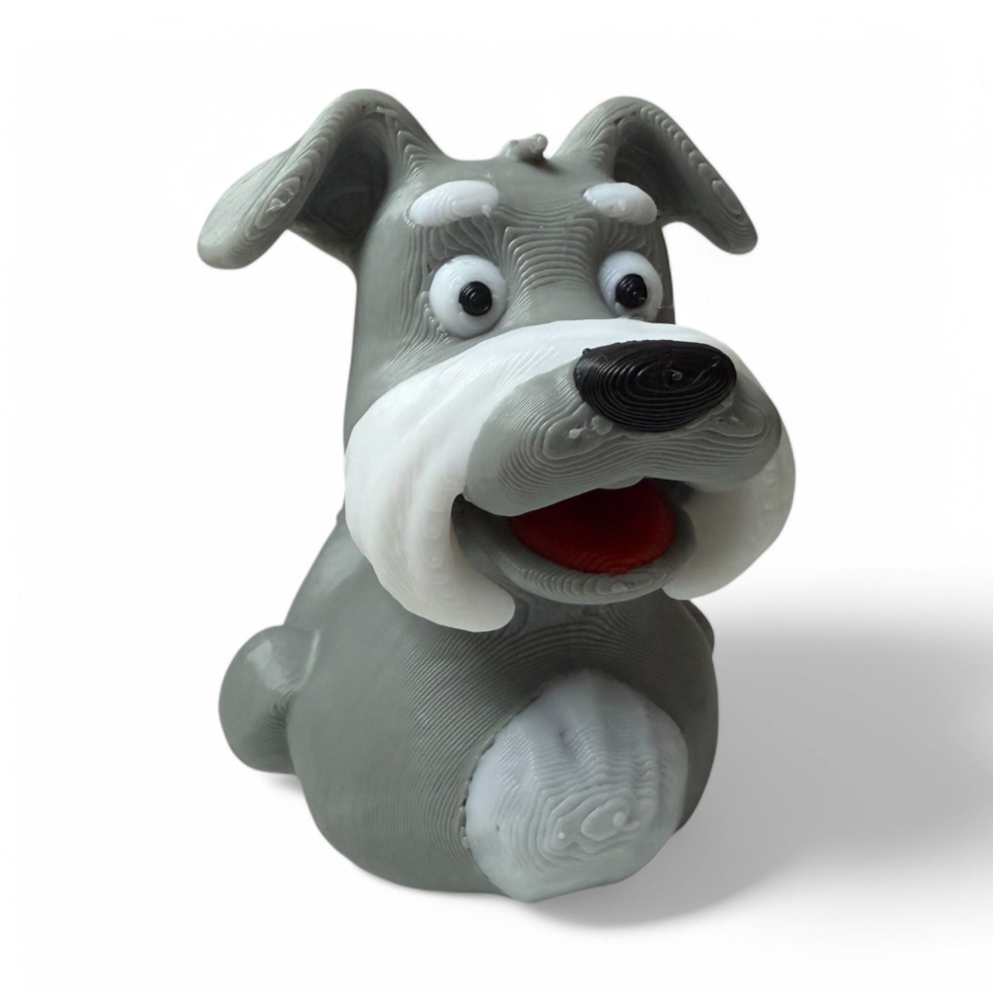 Schnauzer Duck – 3D-Printed Duck with Fluffy Beard & Loyal Pup Vibes 3D-Printed Duck - Jeep Accessory - Rubber Duck - Great for ducking