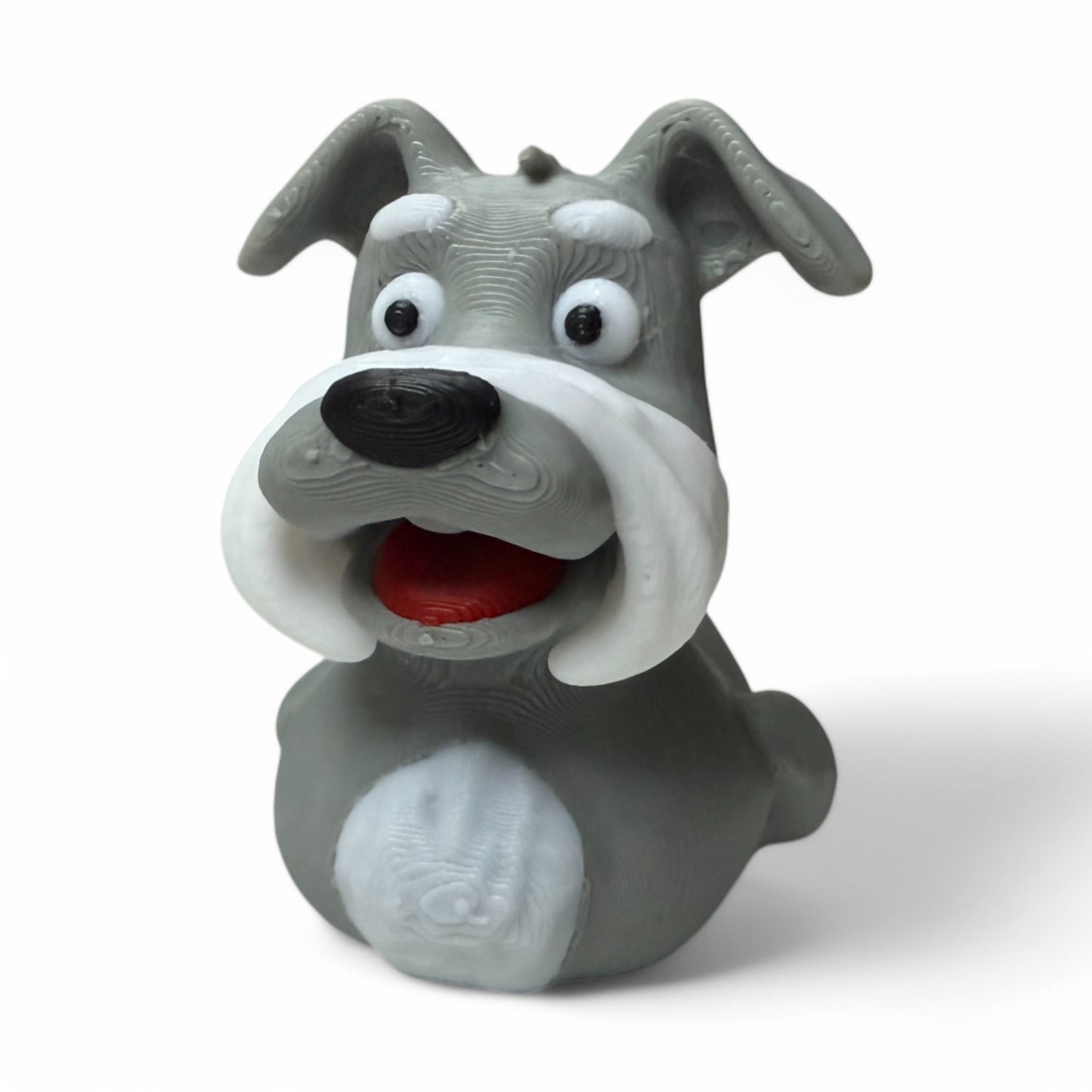 Schnauzer Duck – 3D-Printed Duck with Fluffy Beard & Loyal Pup Vibes 3D-Printed Duck - Jeep Accessory - Rubber Duck - Great for ducking