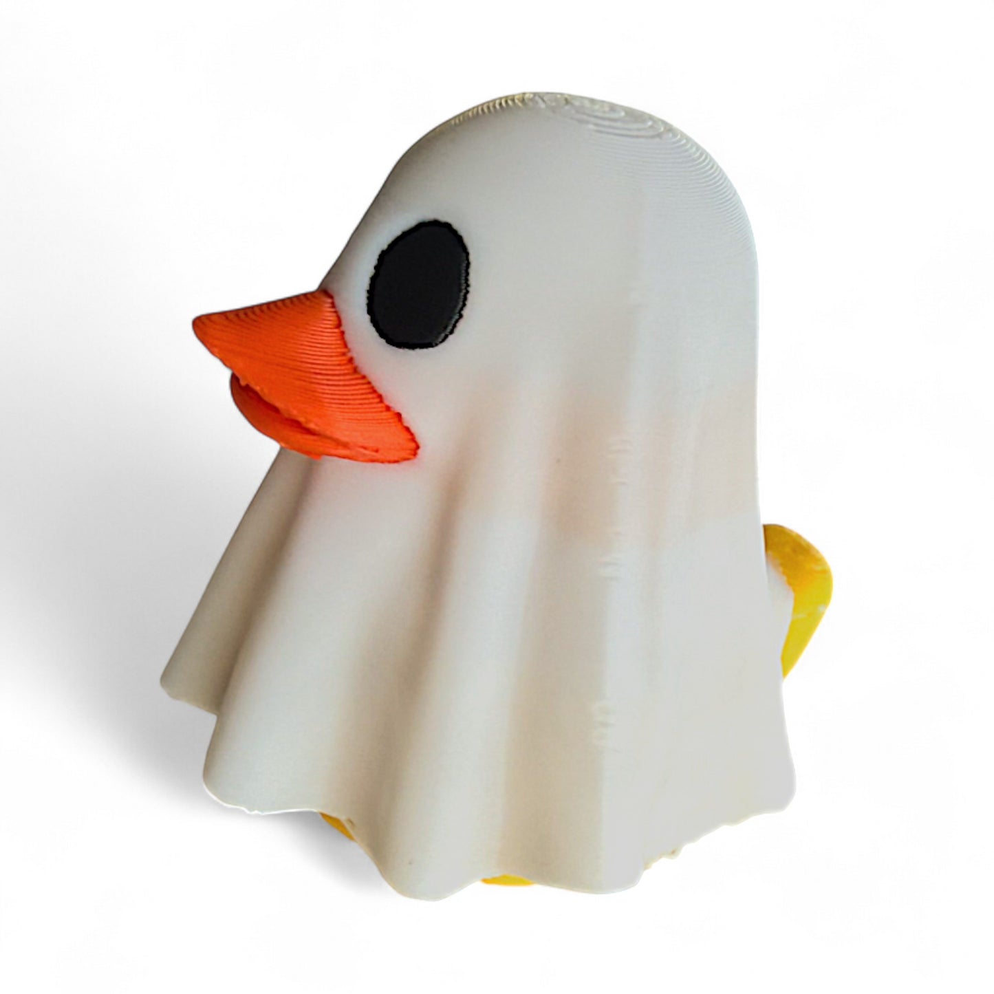 Sheet Ghost Duck: Spooky Halloween Adventure Companion for Off-Road Fun 3D-Printed Duck - Jeep Accessory - Rubber Duck - Great for ducking