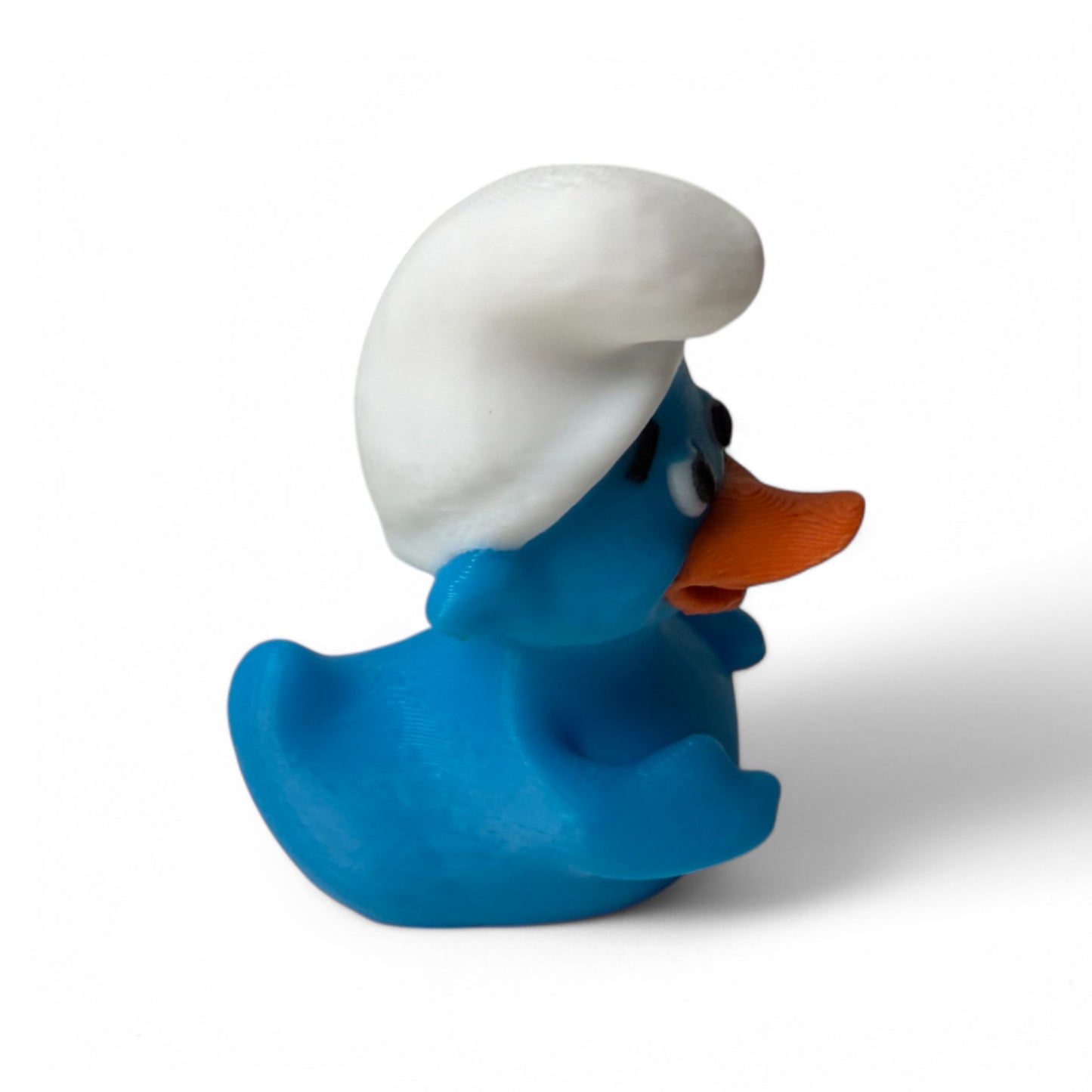 Smurf Duck – Blue Cartoon-Inspired Duck Collectible 3D-Printed Duck - Jeep Accessory - Rubber Duck - Great for ducking
