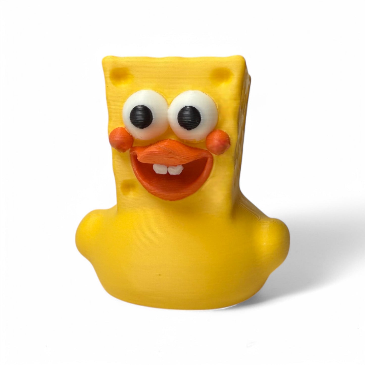 SpongeBob DuckPants – Quirky Underwater Duck Collectible 3D-Printed Duck - Jeep Accessory - Rubber Duck - Great for ducking