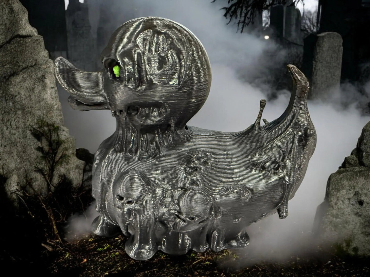 Spooky Halloween Spirit Duck 3D-Printed Duck - Jeep Accessory - Rubber Duck - Great for ducking