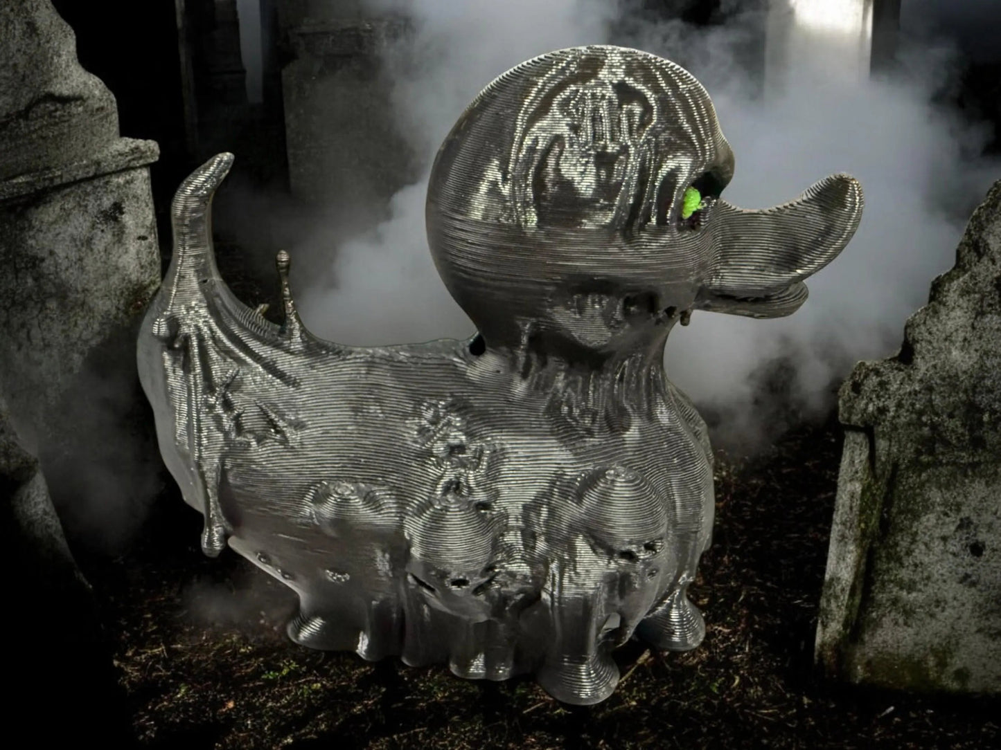 Spooky Halloween Spirit Duck 3D-Printed Duck - Jeep Accessory - Rubber Duck - Great for ducking