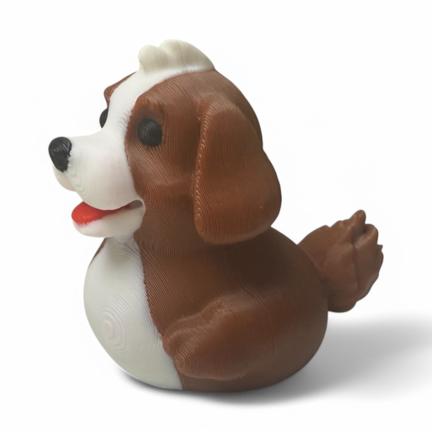 St Bernard Duck – 3D-Printed Dog Duck with Alpine Rescue Pup Personality 3D-Printed Duck - Jeep Accessory - Rubber Duck - Great for ducking