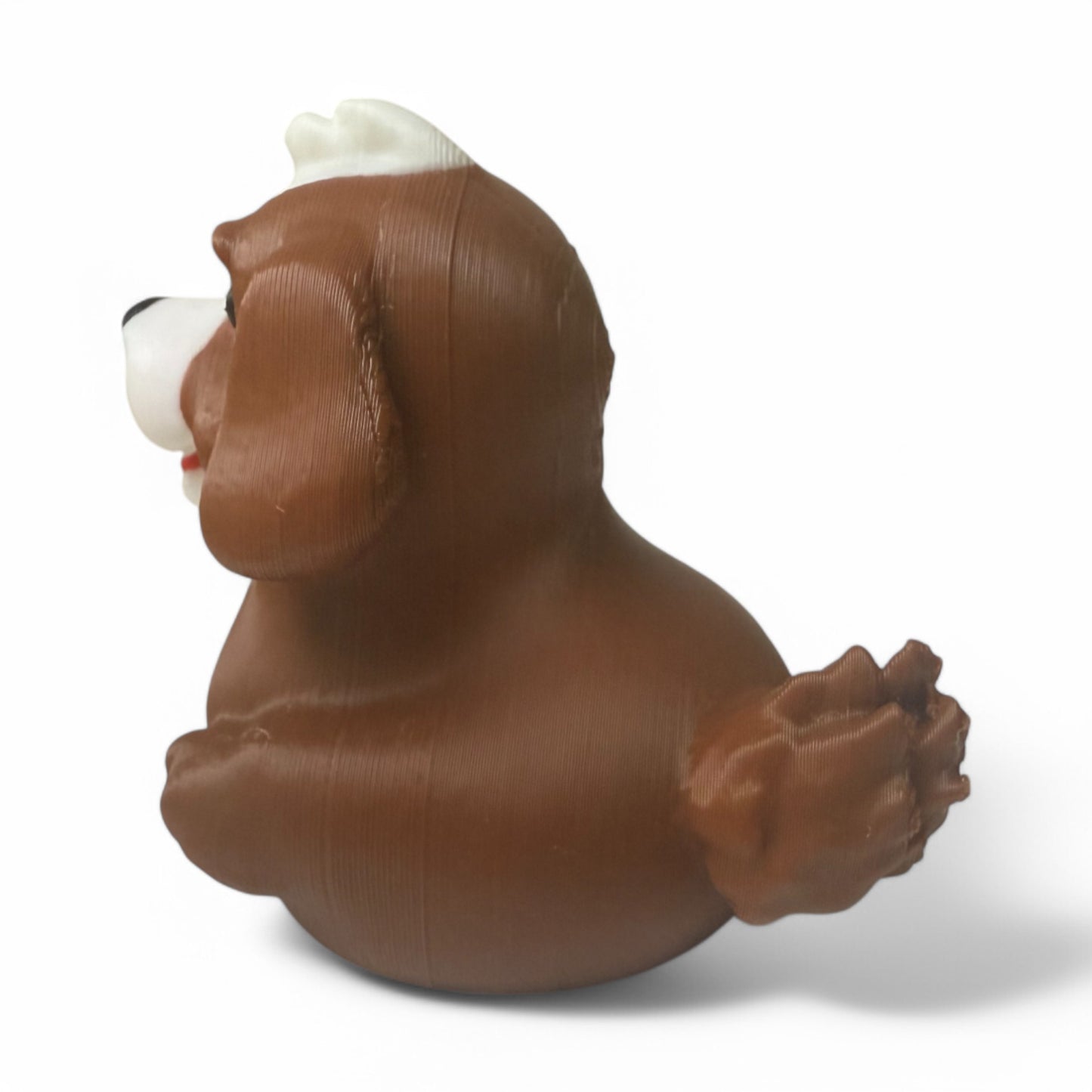 St Bernard Duck – 3D-Printed Dog Duck with Alpine Rescue Pup Personality 3D-Printed Duck - Jeep Accessory - Rubber Duck - Great for ducking