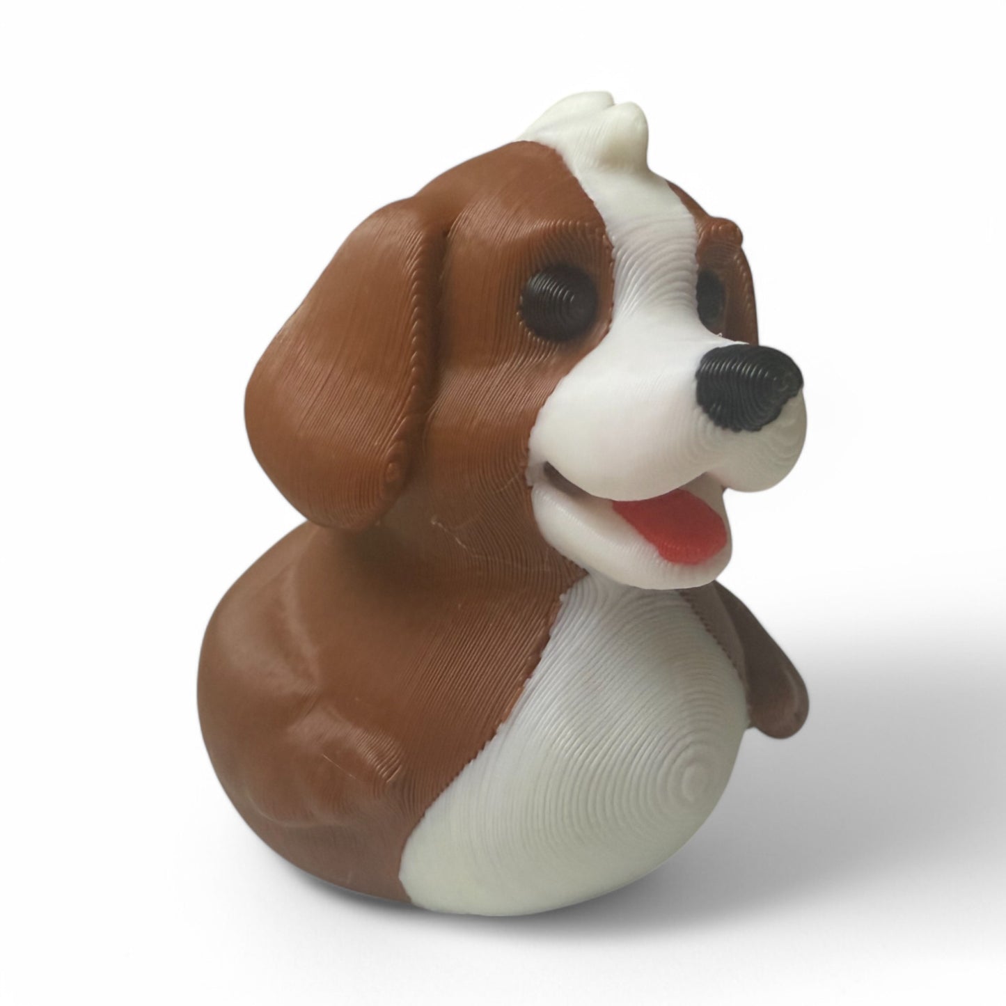 St Bernard Duck – 3D-Printed Dog Duck with Alpine Rescue Pup Personality 3D-Printed Duck - Jeep Accessory - Rubber Duck - Great for ducking