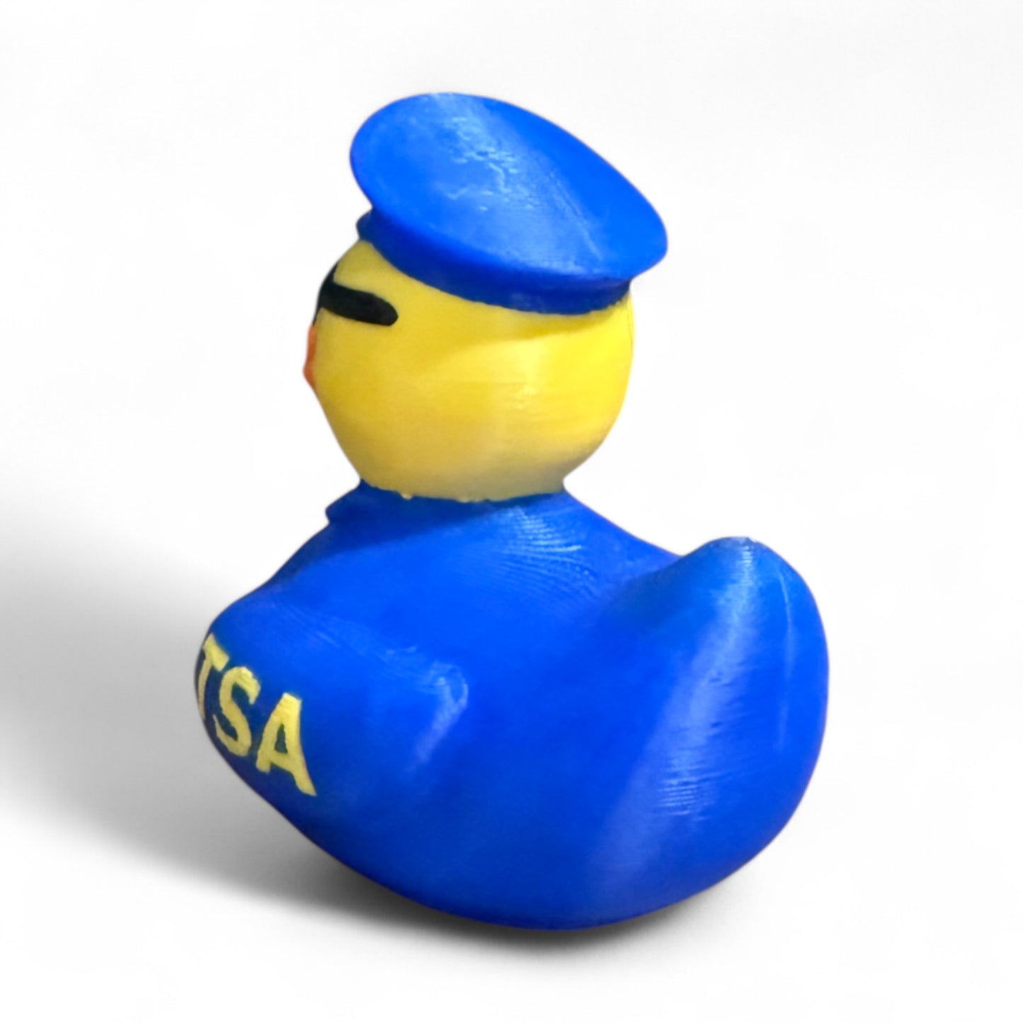 TSA Duck – 3D-Printed Duck Styled Like a Quirky Airport Security Officer 3D-Printed Duck - Jeep Accessory - Rubber Duck - Great for ducking