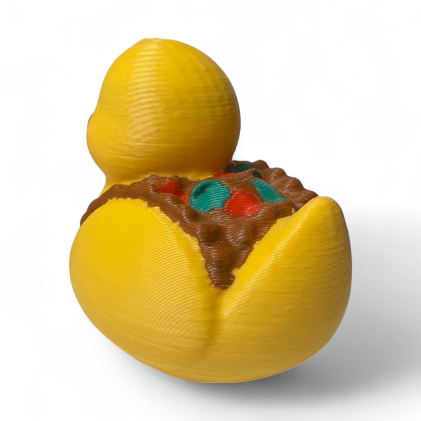 Taco Duck - Tribute to Taco Tuesday and Mexican Dishes | Dashboard Figurine 3D-Printed Duck - Jeep Accessory - Rubber Duck - Great for ducking
