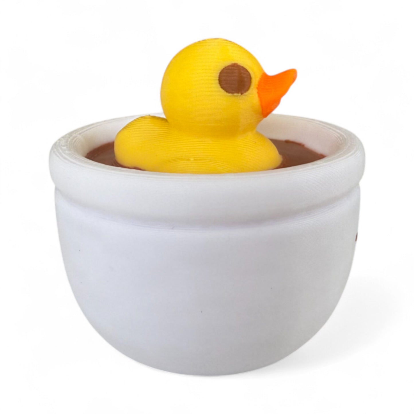 Tea Cup Duck – Floating Duck Collectible for Tea Lovers | Duck in a Cup 3D-Printed Duck - Jeep Accessory - Rubber Duck - Great for ducking