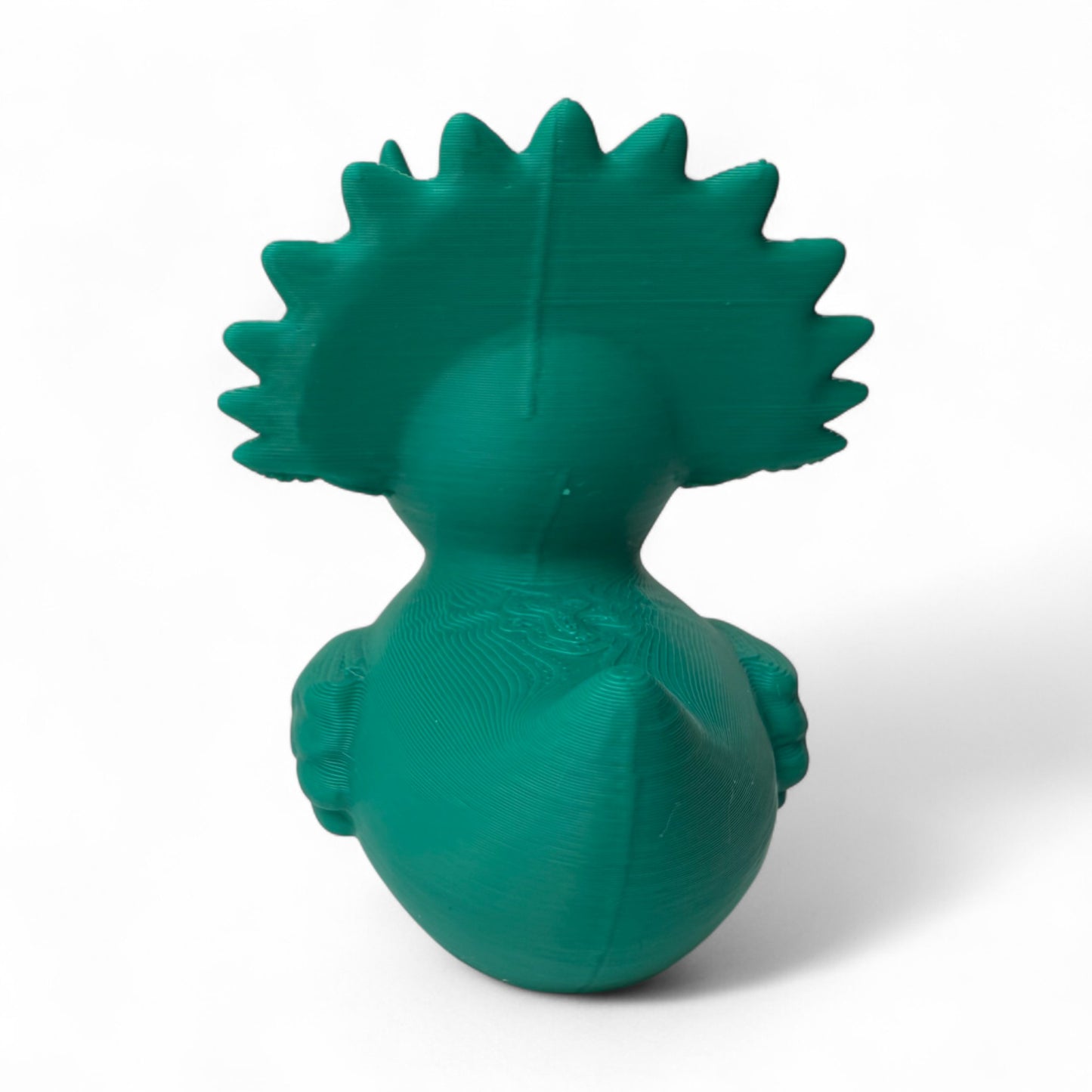 Terry the Triceratops Duck – 3D-Printed Dinosaur Duck with Horns & Prehistoric Power 3D-Printed Duck - Jeep Accessory - Rubber Duck - Great for ducking