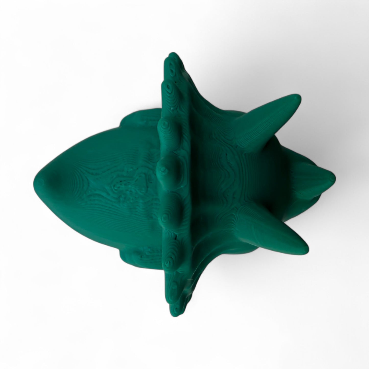 Terry the Triceratops Duck – 3D-Printed Dinosaur Duck with Horns & Prehistoric Power 3D-Printed Duck - Jeep Accessory - Rubber Duck - Great for ducking
