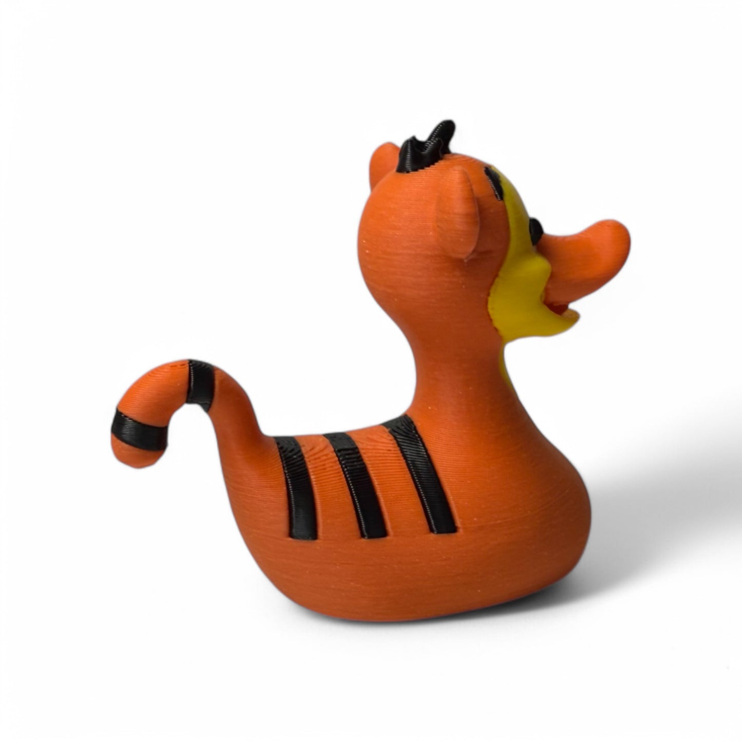 Tiger Duck 3D-Printed Duck - Jeep Accessory - Rubber Duck - Great for ducking