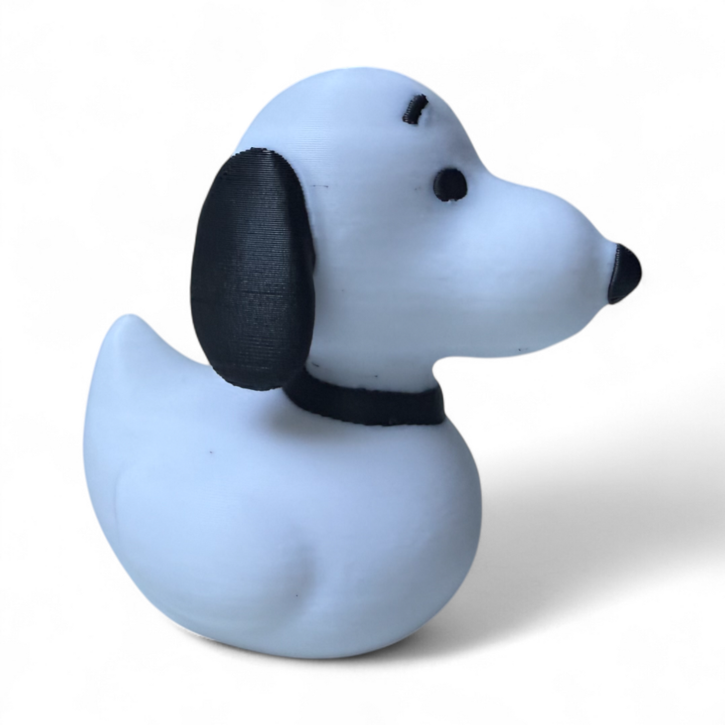 White Beagle Duck. 3D Printed White PLA Based Duck for Off-Road Adventures 3D-Printed Duck - Jeep Accessory - Rubber Duck - Great for ducking