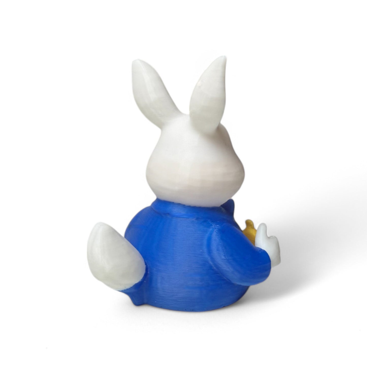 White Rabbit Duck 3D-Printed Duck - Jeep Accessory - Rubber Duck - Great for ducking