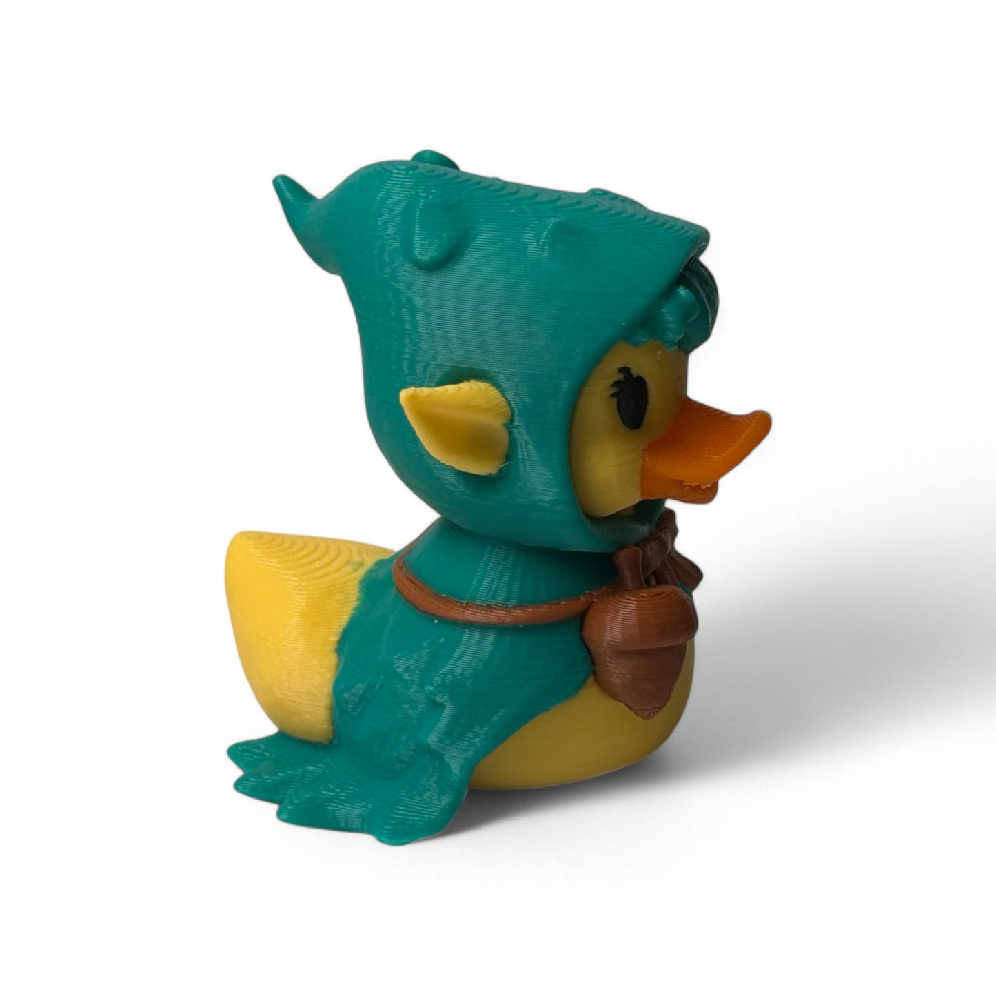 Woodland Forest Fairy Duck – 3D-Printed Duck with Wings, Leaves & Enchanted Forest Charm 3D-Printed Duck - Jeep Accessory - Rubber Duck - Great for ducking