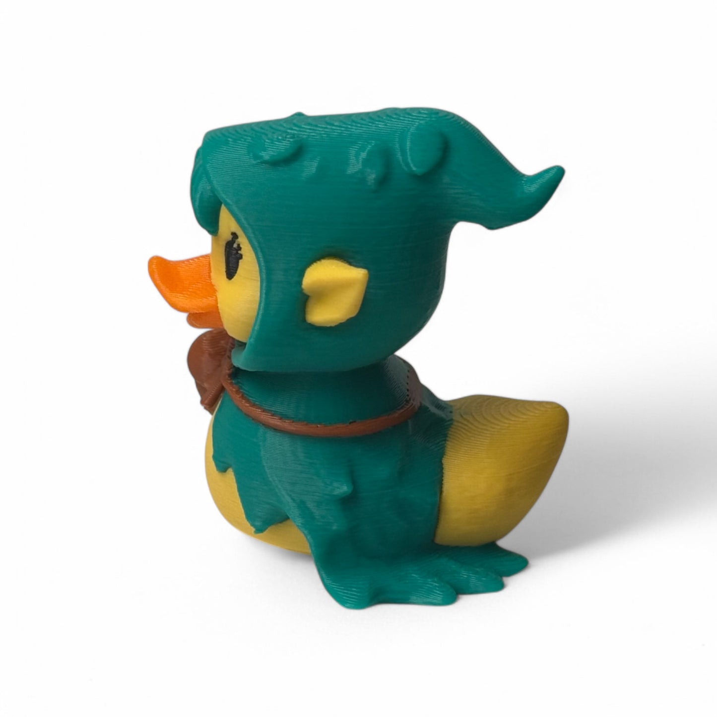 Woodland Forest Fairy Duck – 3D-Printed Duck with Wings, Leaves & Enchanted Forest Charm 3D-Printed Duck - Jeep Accessory - Rubber Duck - Great for ducking