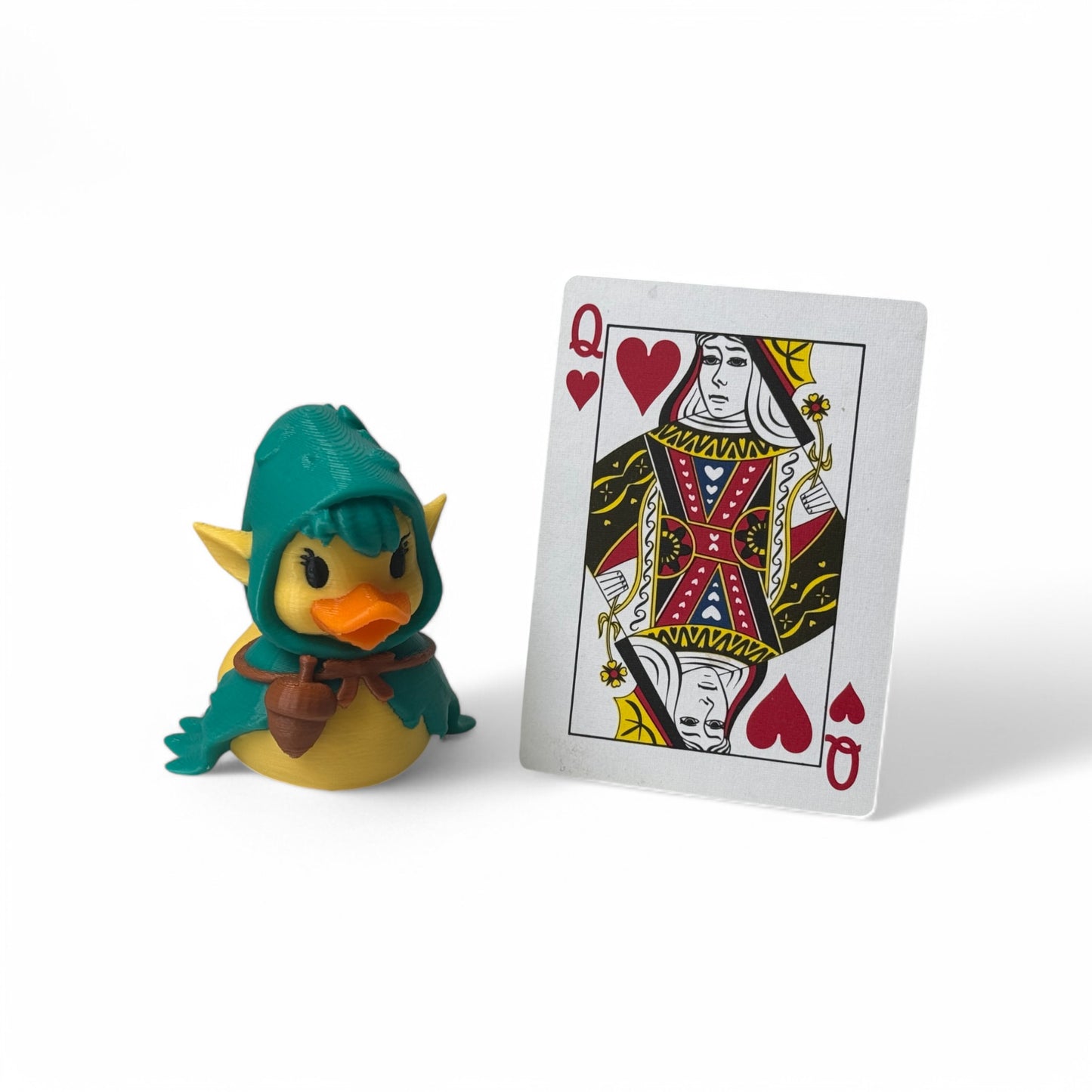 Woodland Forest Fairy Duck – 3D-Printed Duck with Wings, Leaves & Enchanted Forest Charm 3D-Printed Duck - Jeep Accessory - Rubber Duck - Great for ducking