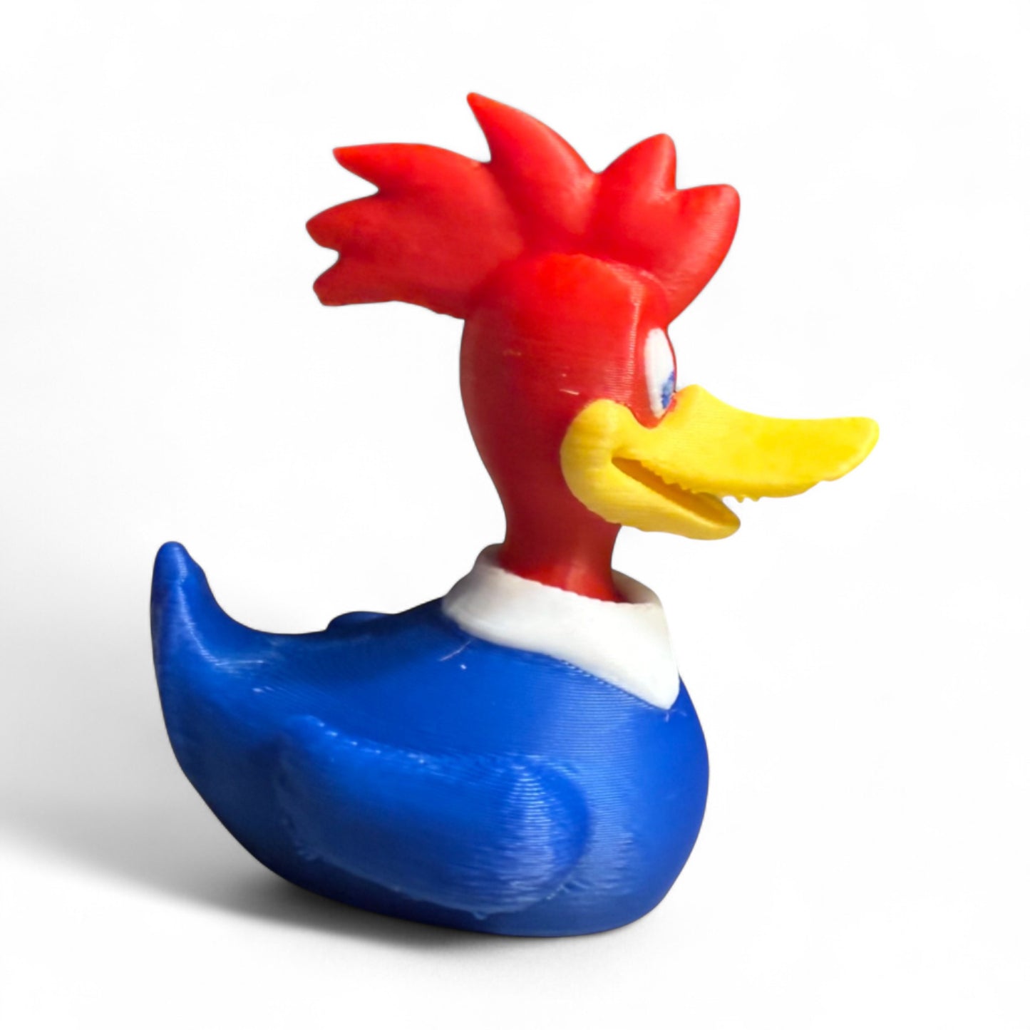 Woodpecker Duck – Forest Bird Gift for Nature Lovers & Car Dashboard Fun 3D-Printed Duck - Jeep Accessory - Rubber Duck - Great for ducking
