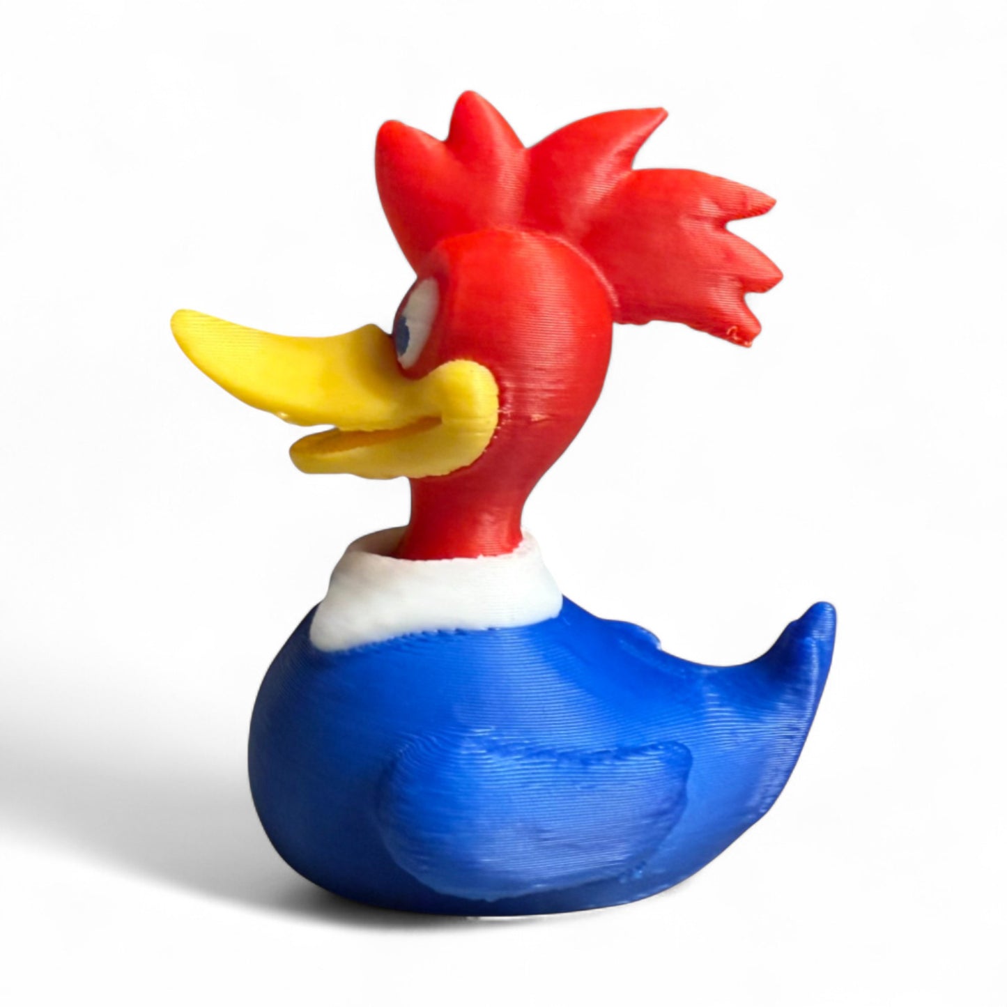 Woodpecker Duck – Forest Bird Gift for Nature Lovers & Car Dashboard Fun 3D-Printed Duck - Jeep Accessory - Rubber Duck - Great for ducking